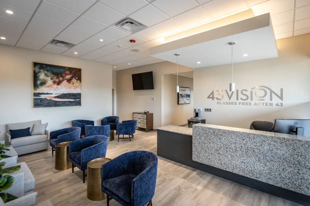Modern medical office interior for Clearsight Lasik by RAD Collaborative