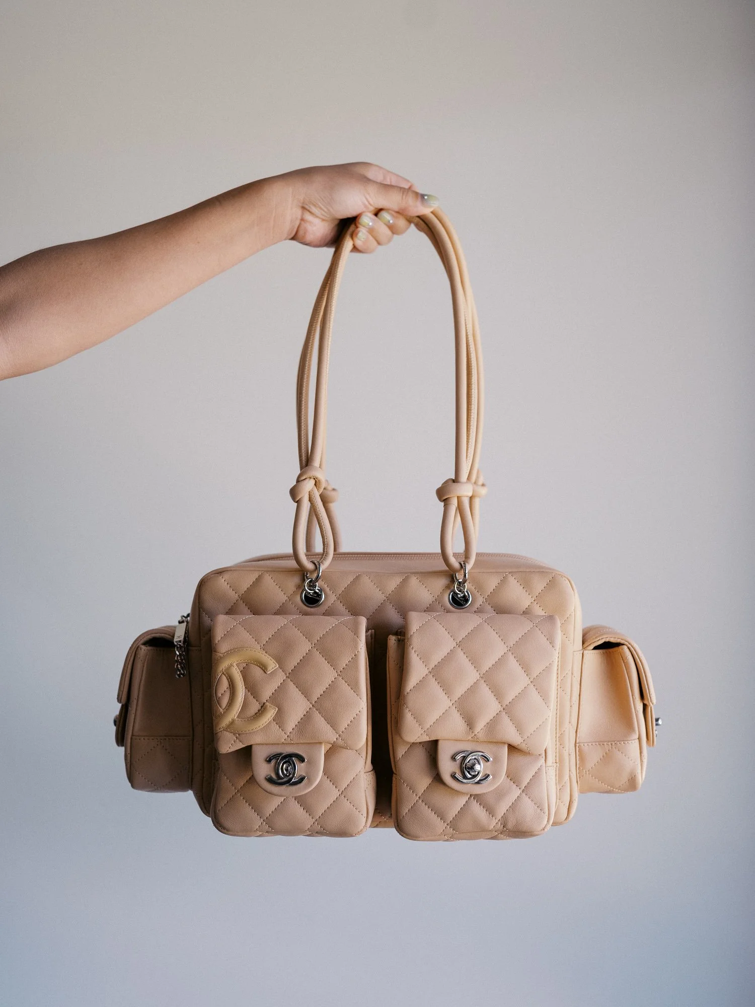 Chanel Cambon Reporter Bag - Beige