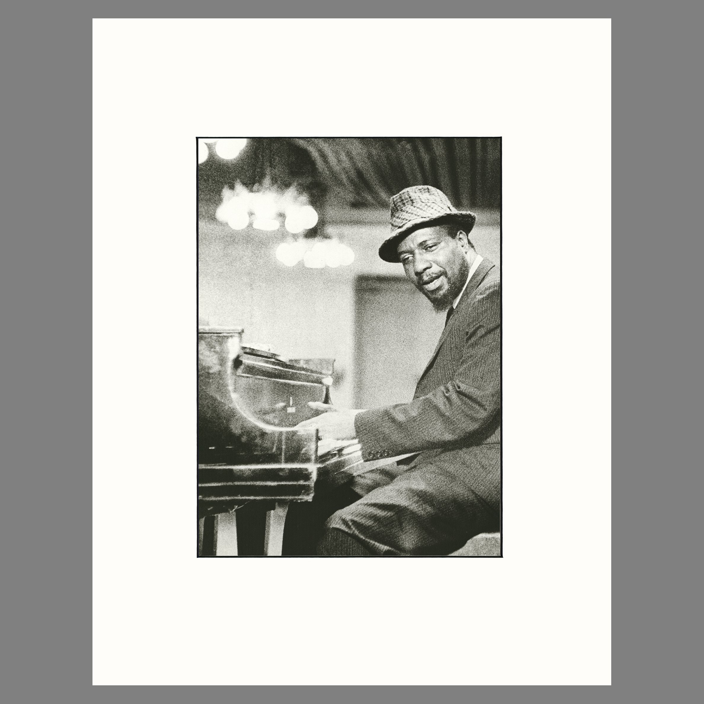 Thelonius Monk, San Francisco, California 1961 - William Claxton Photograph - 14 x 18 Inches.