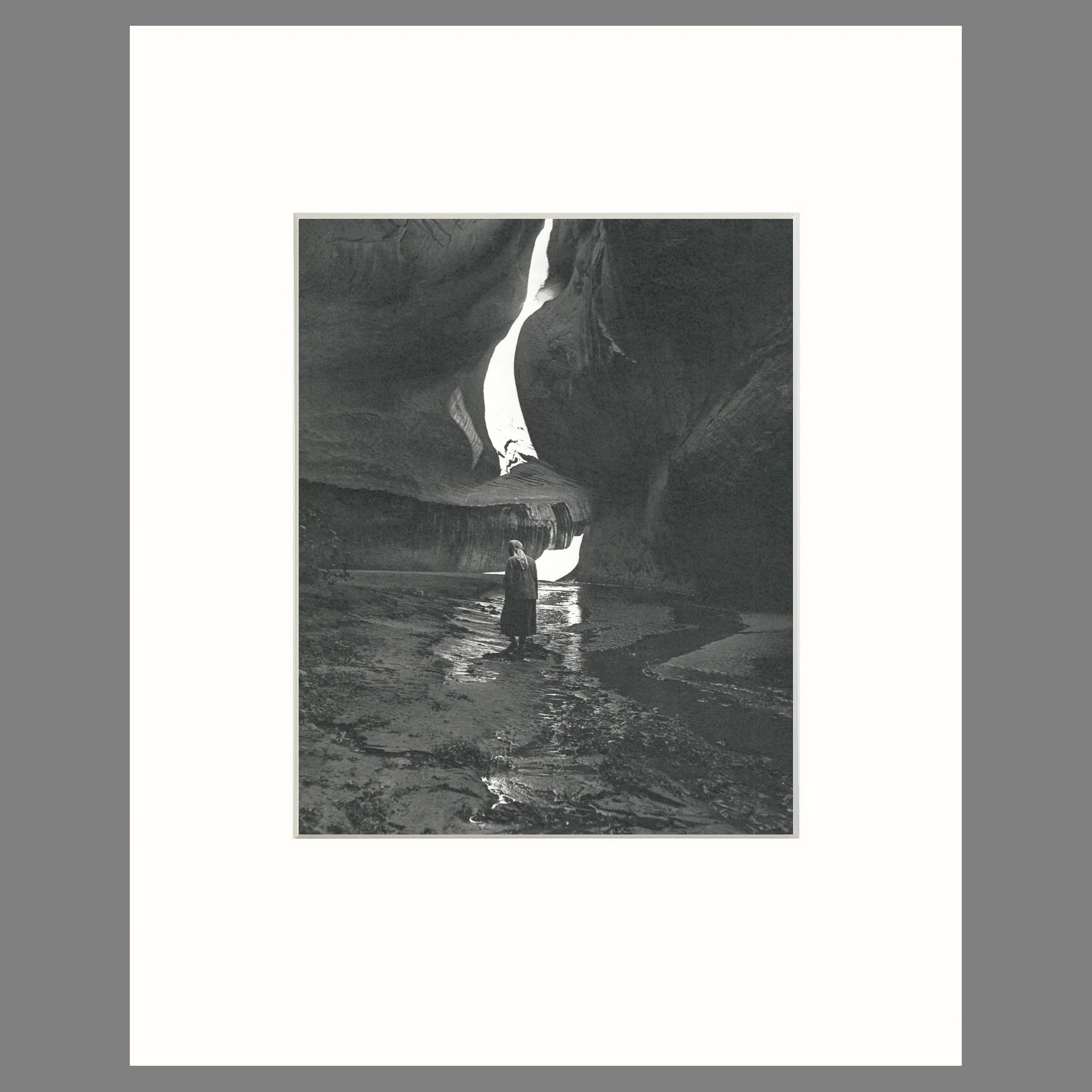 Georgia O'Keeffe - Twilight Canyon, Lake Powell, 1964 - Todd Webb Photograph - 16 x 20 Matted Print