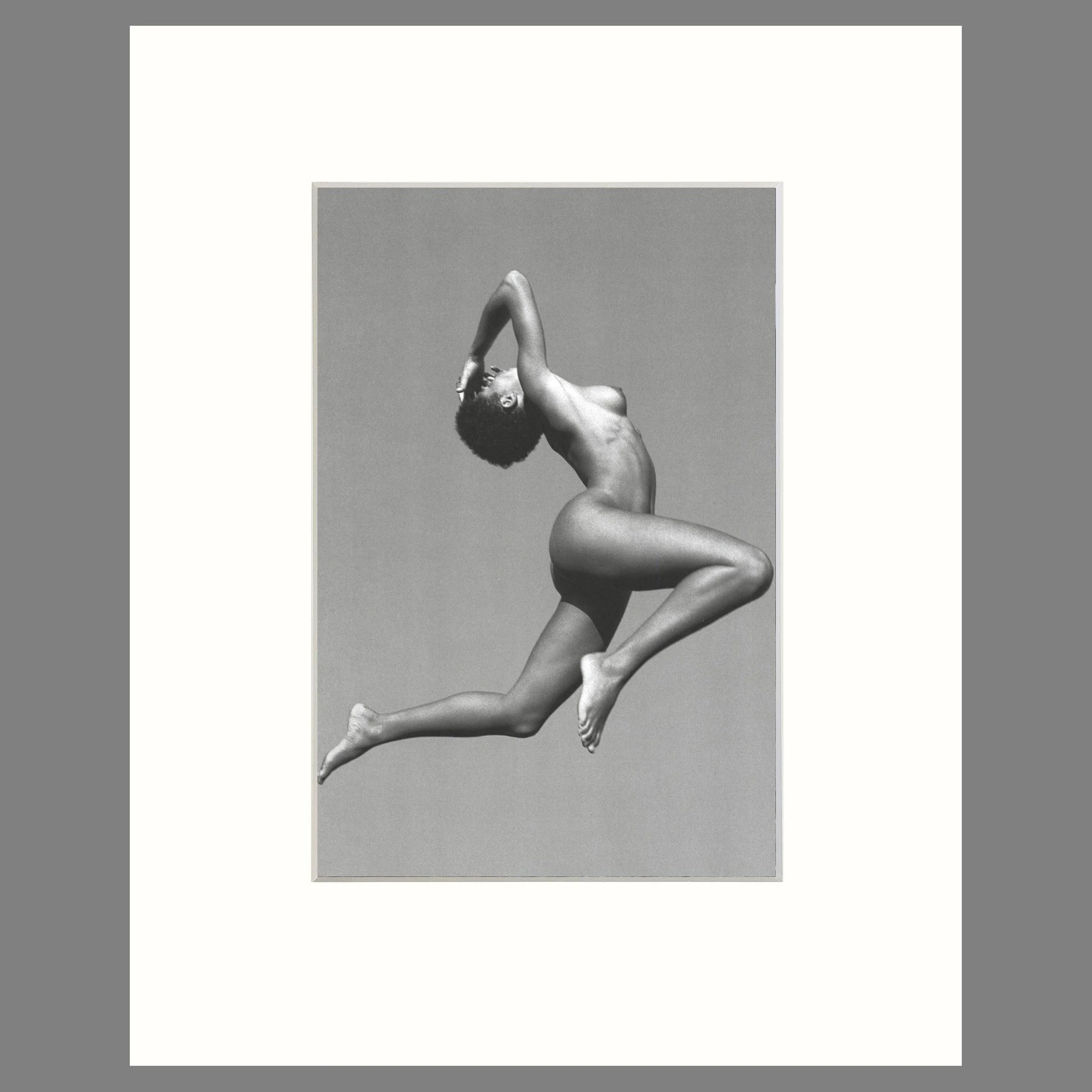 Bruce Weber - Jump Female - Point Conception, California 1989 - 16 x 20 Matted Print