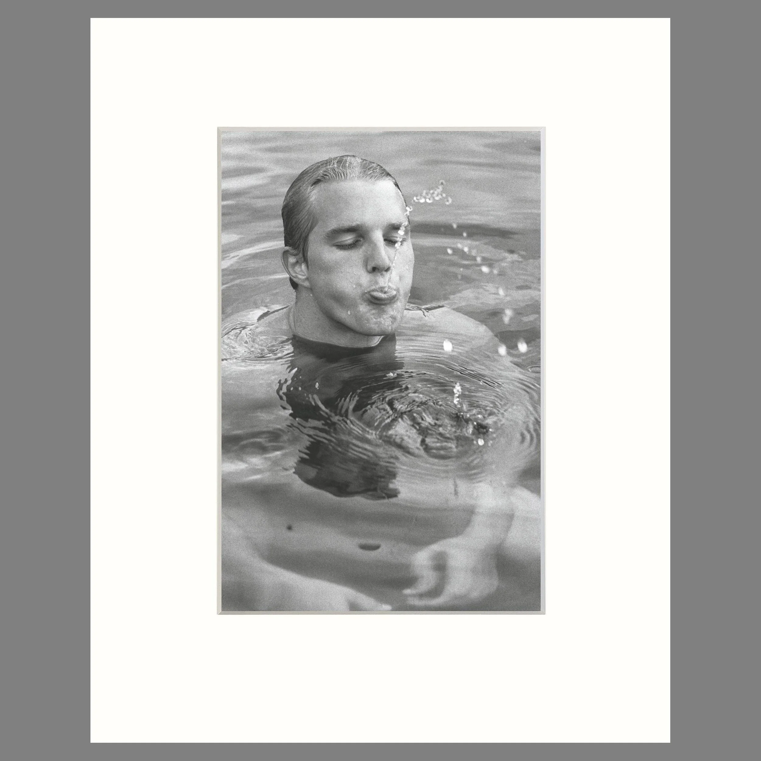 Bruce Weber - Jason, Bear Pond, Adirondacks, NY 1989 - 16 x 20 Matted Print