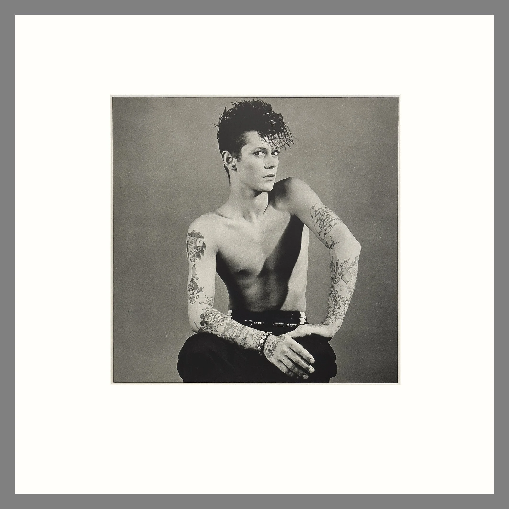 Smutty, 1980 - Robert Mapplethorpe Photographer, Matted Photogravure Print 16 x 16