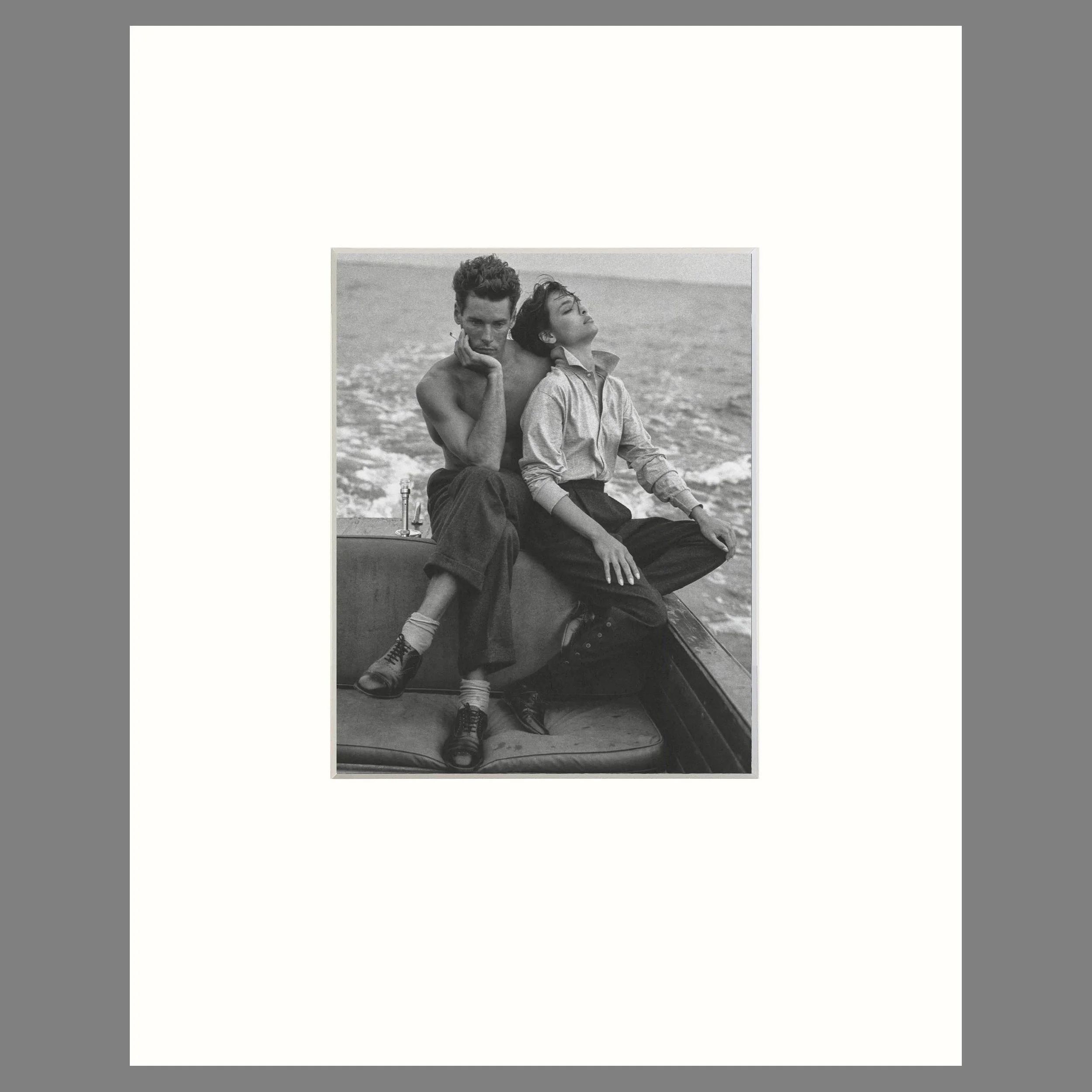 Bruce Weber - Bruce Hulse and Talisa Soto, Under Weston Eyes  1992 - 16 x 20 Matted Print