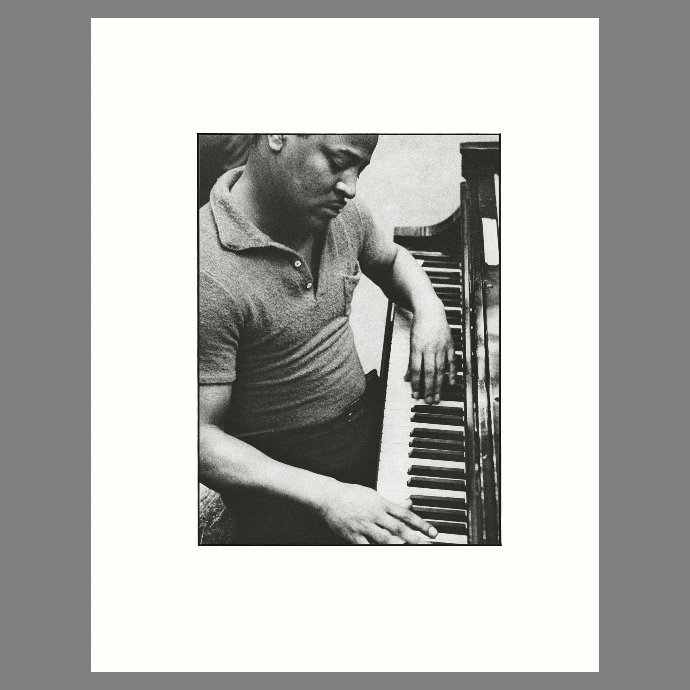 Carl Perkins, Los Angeles 1957 - William Claxton Photograph - 14 x 18 Matted Print