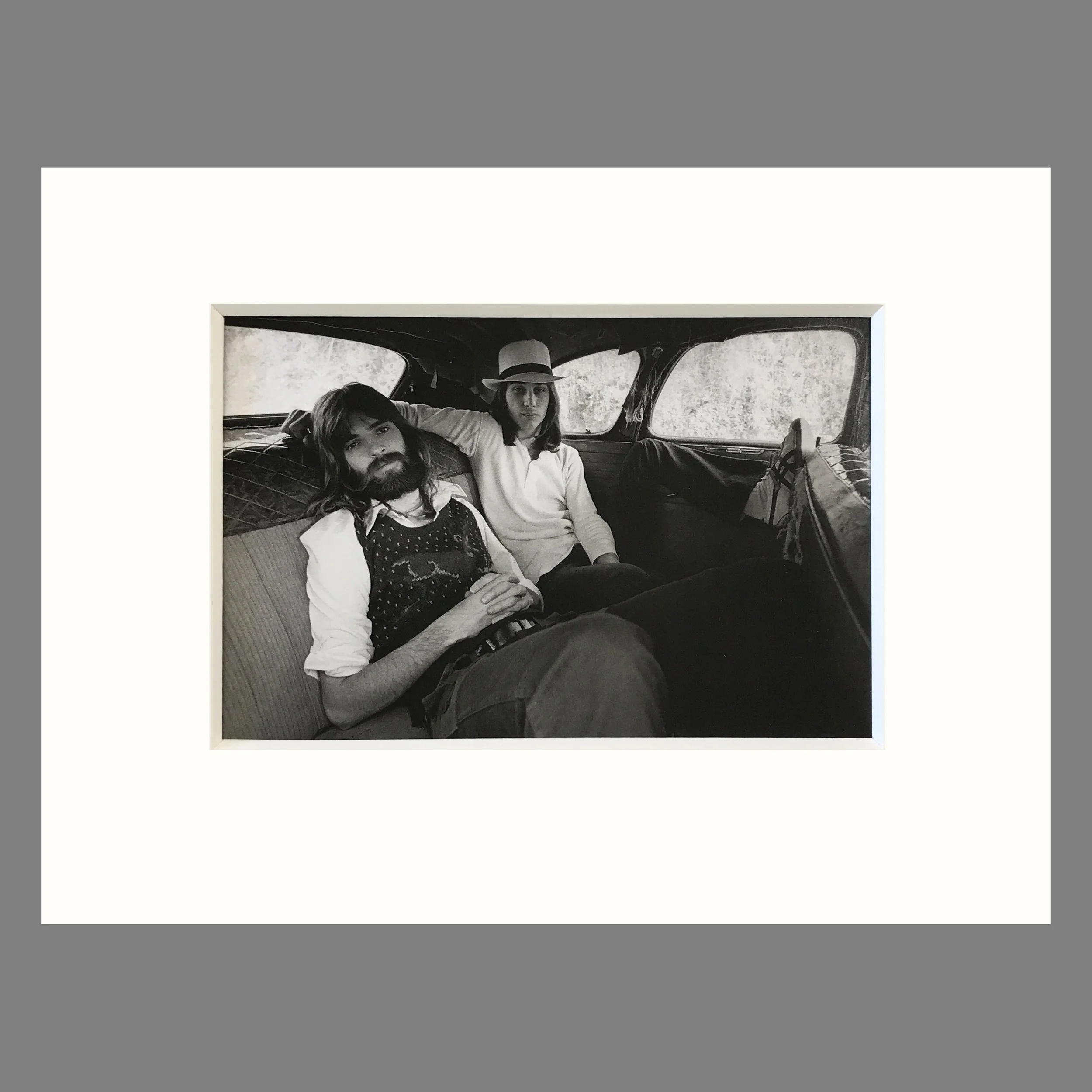 Loggins and Messina, Los Angeles, 1972 - Jim Marshall Photographer - Matted Print 9 x 12 inches