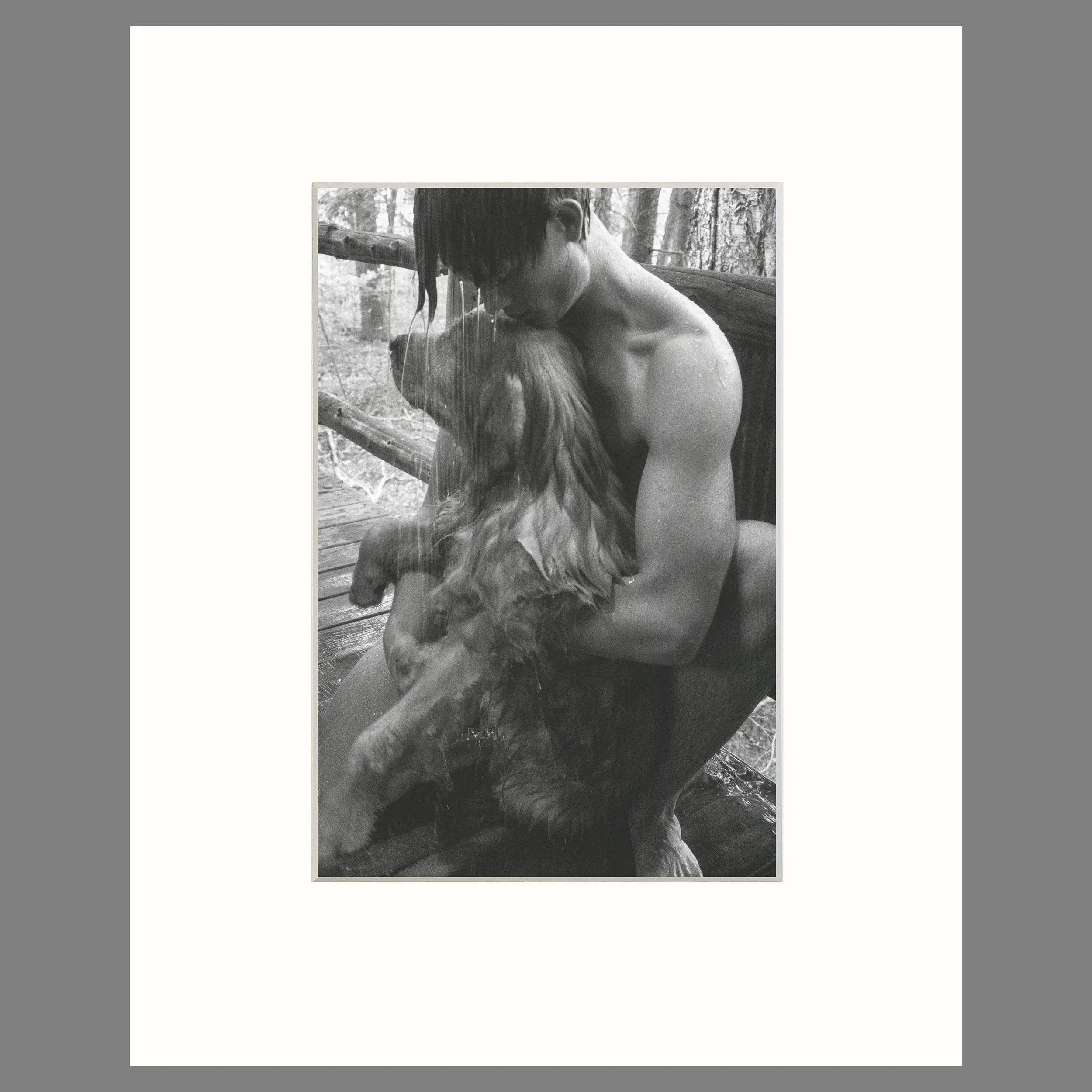Bruce Weber - Marcus and Lucky, Adirondacks, 2023 - 16 x 20 Matted Print