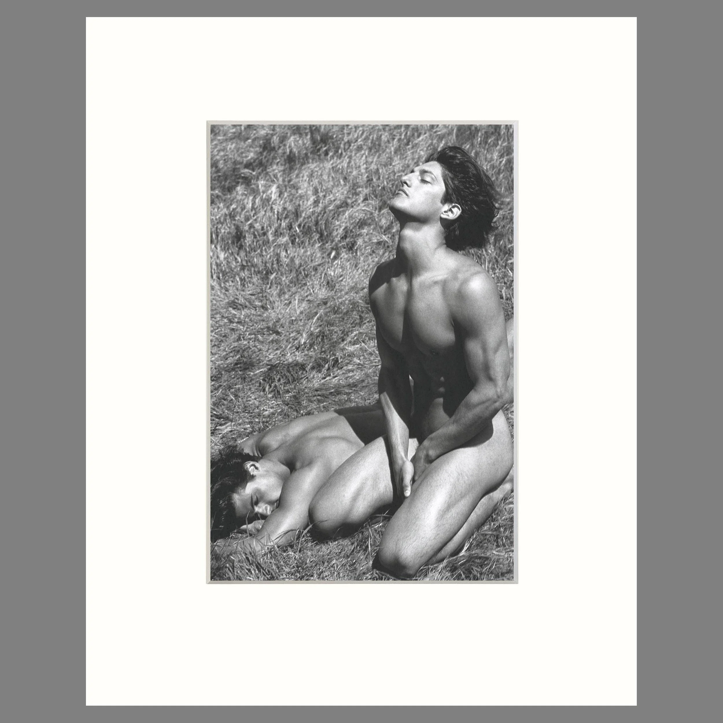 Bruce Weber - Point Conception, California 1984 Male Models - 16 x 20 Matted Print