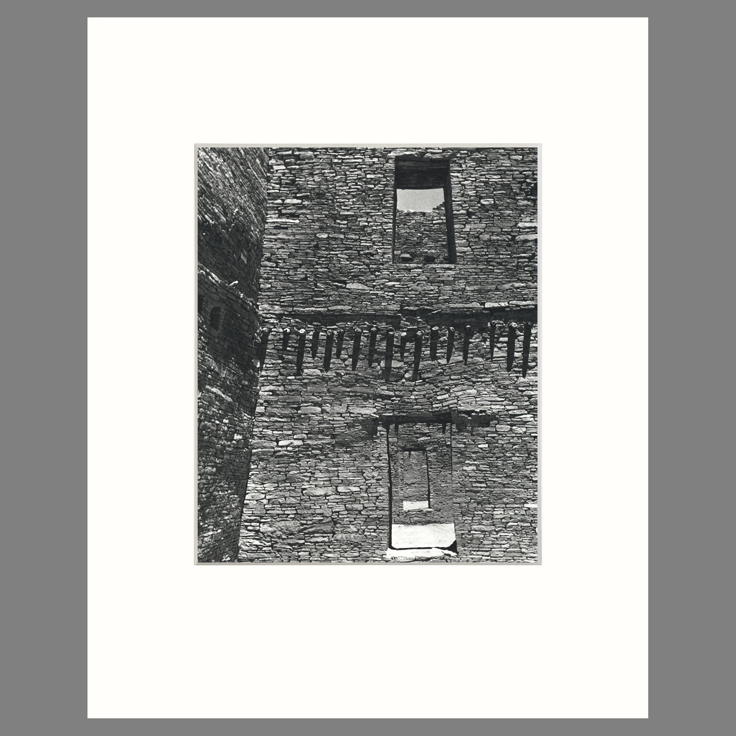 Chaco Canyon Ruins, New Mexico, 1969 - Todd Webb Photograph - 16 x 20 Matted Print