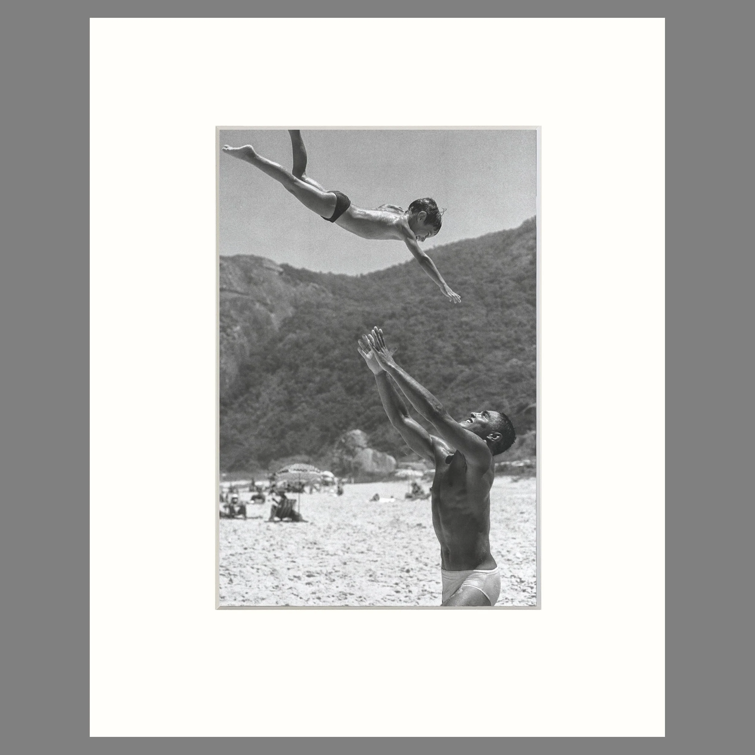 Bruce Weber- Rickson and Rockson Gracie, Rio de Janeiro - 16 x 20 Matted Print