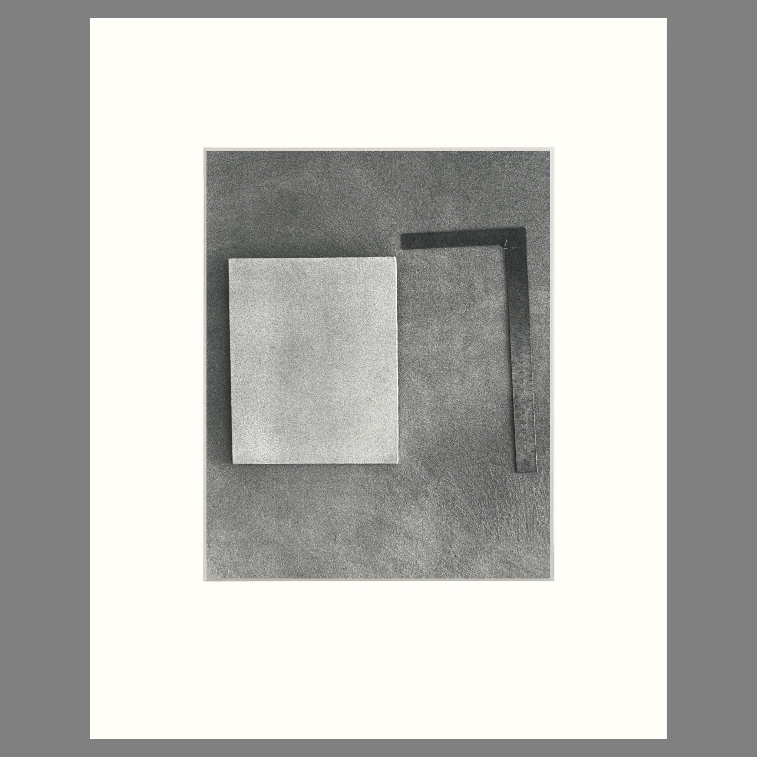 Georgia O'Keeffe - Prepared Canvas, Ghost Ranch Studio, 1957 - Todd Webb Photograph - 16 x 20 Matted Print