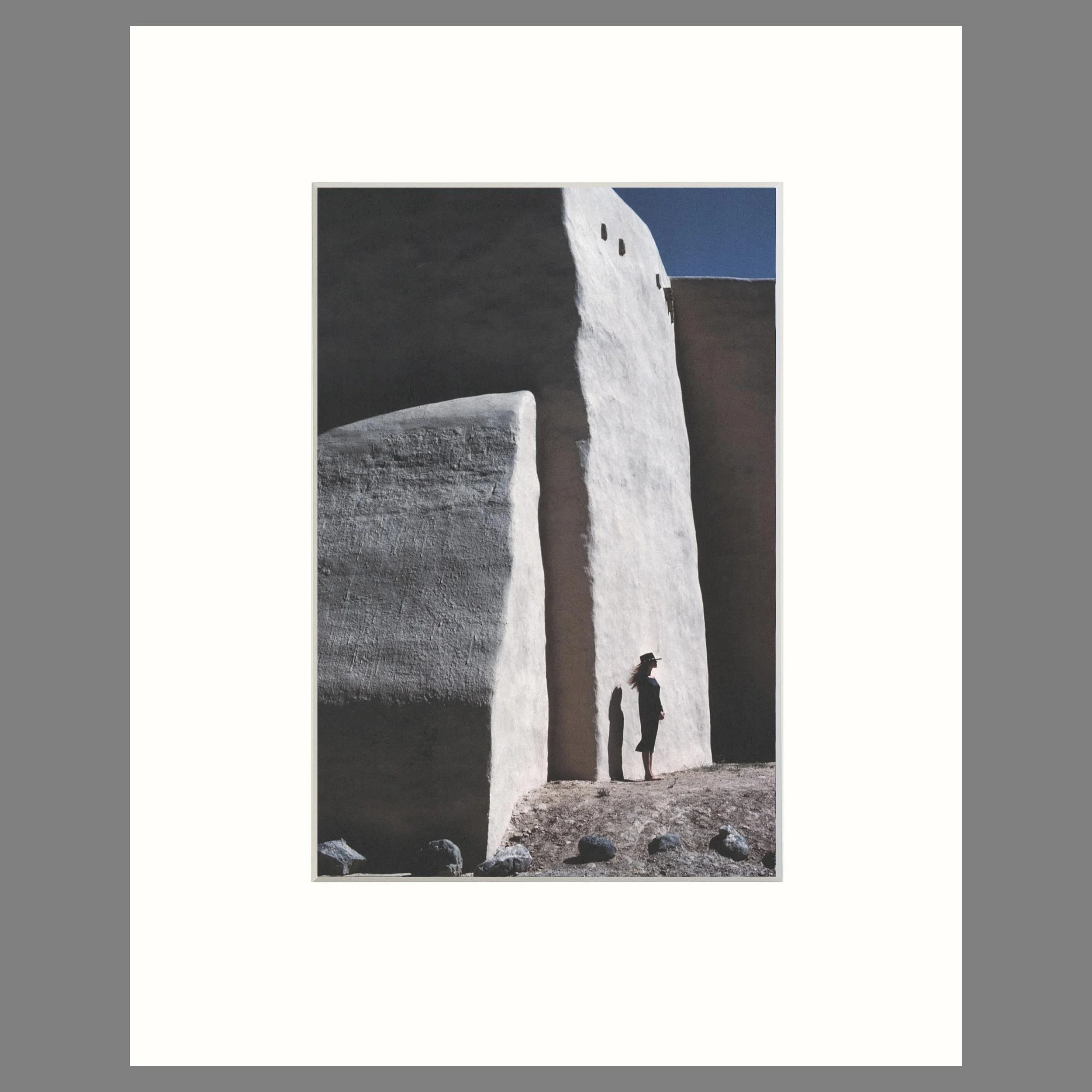 Bruce Weber - Sloan Condren, On The Santa Fe Trail, 1982 - 16 x 20 Matted Print