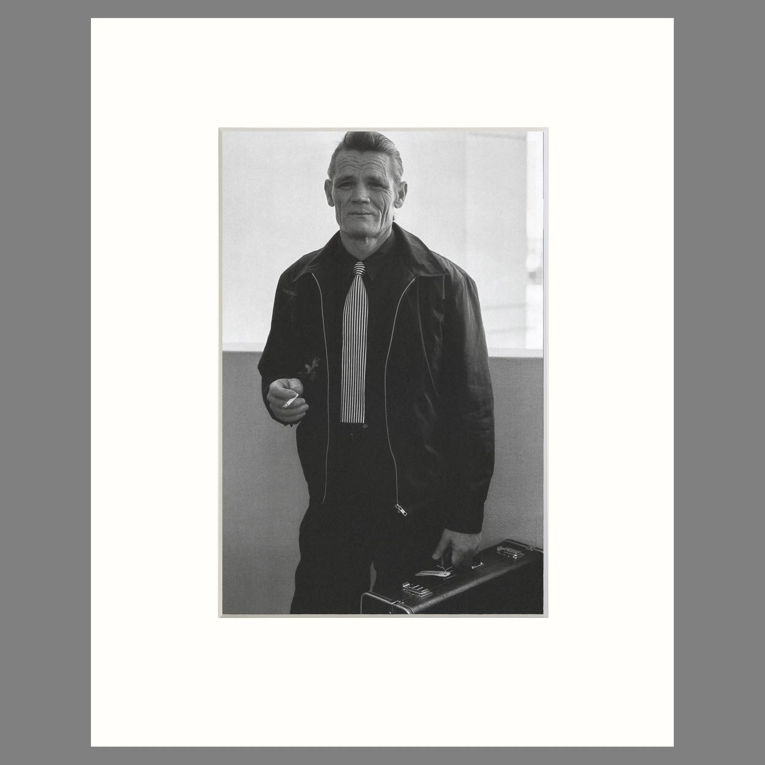 Bruce Weber - Chet Baker, Hotel Shangri-La, Santa Monica 1987 - 16 x 20 Matted Print