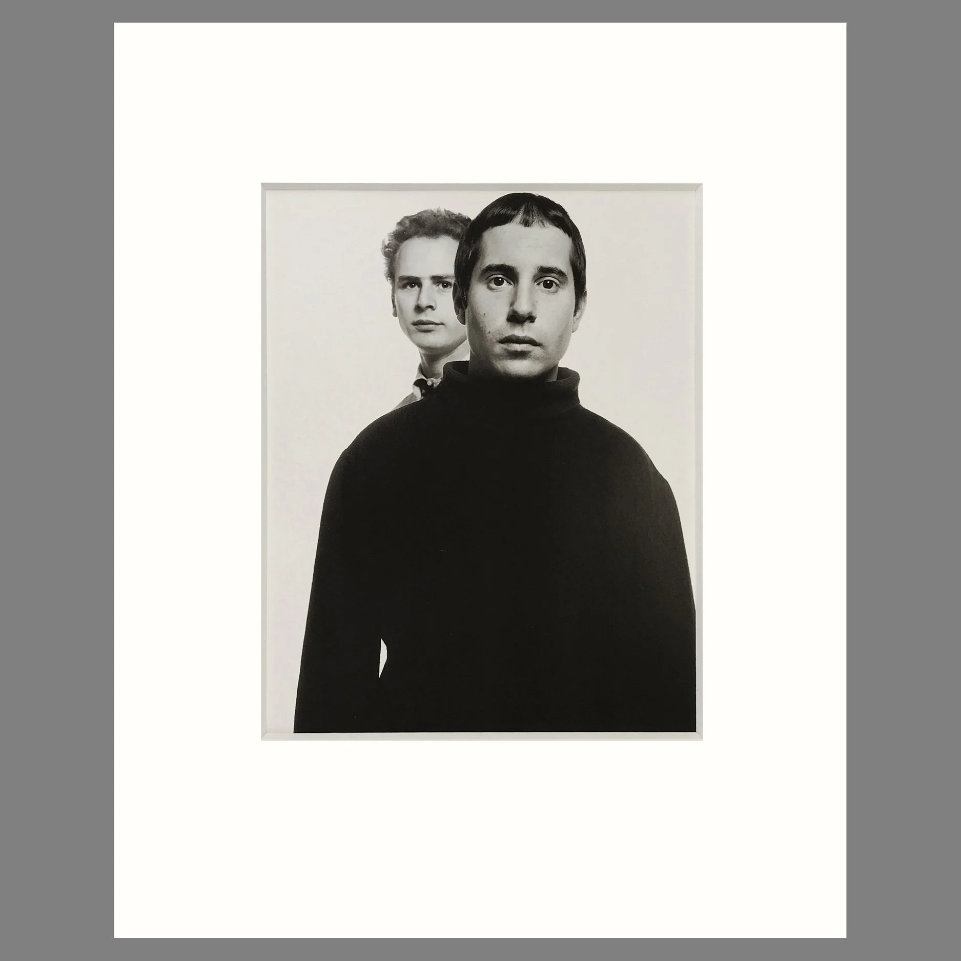 Paul Simon and Art Garfunkel - Photograph By Richard Avedon