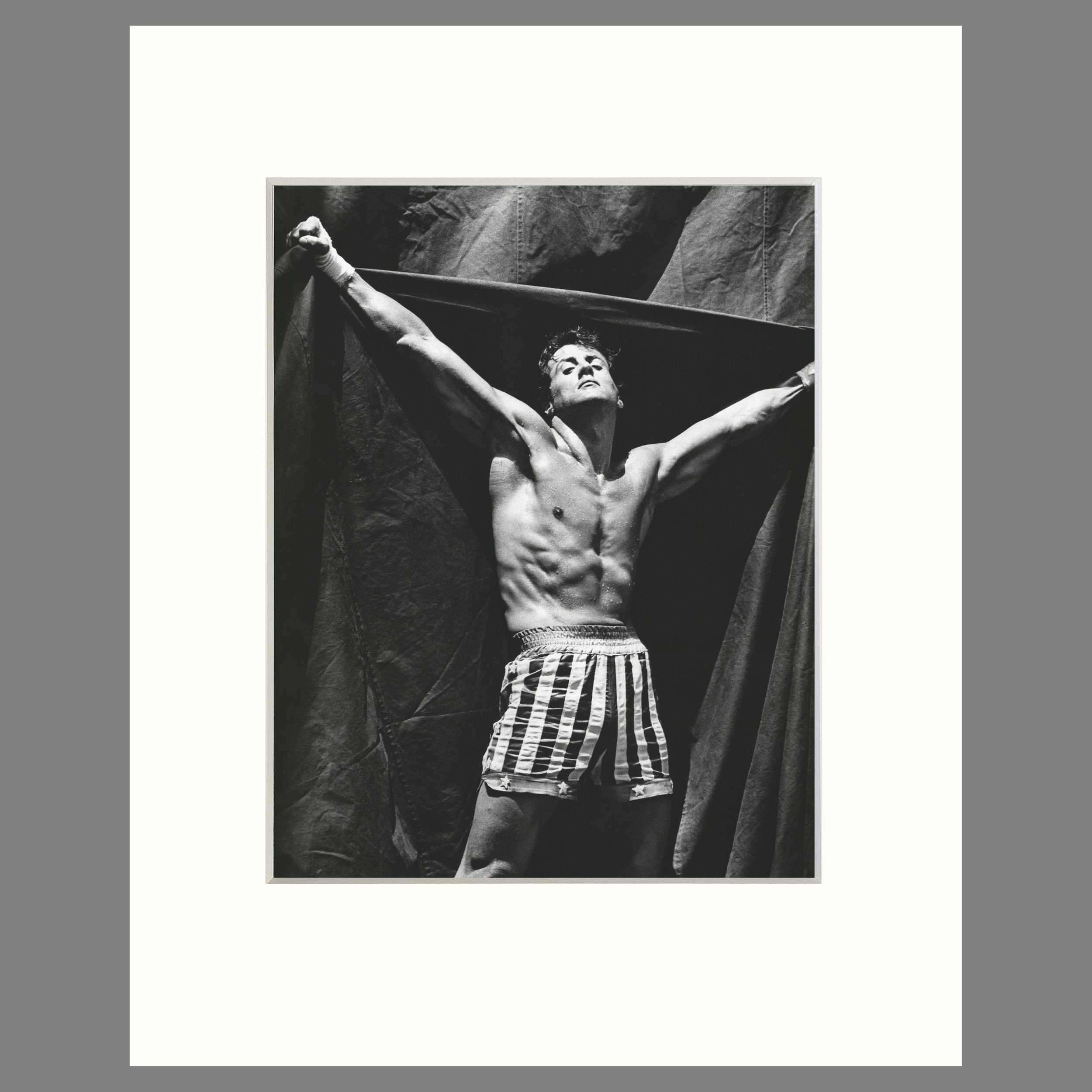 Sylvester Stallone, Hollywood, 1986, Herb Ritts Photographer - 8 Ply Conservation Matted Photogravure Print, 16 x 20 (Copy) (Copy)