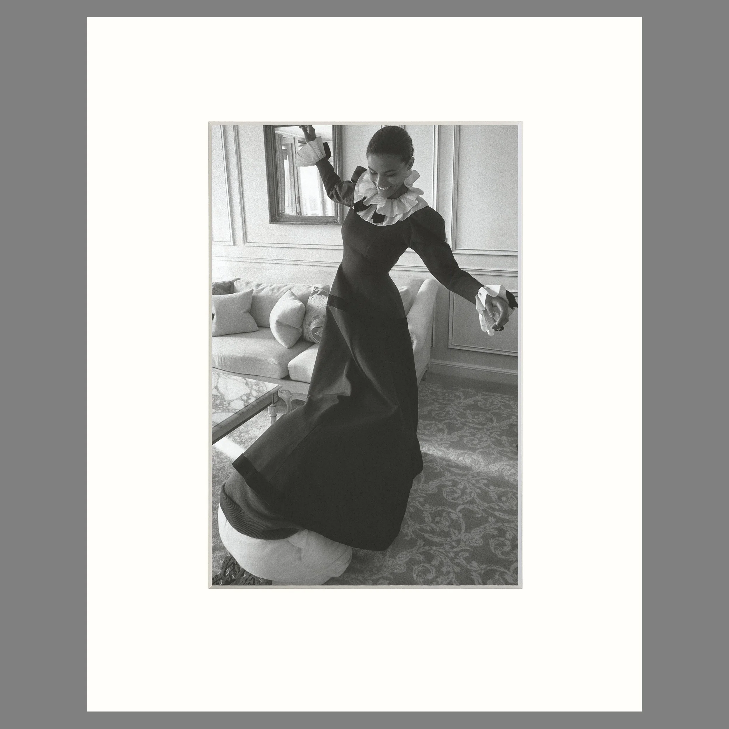 Bruce Weber - Tina Kunakey and Sarah de Mavaleix at Le Meurice Paris - 16 x 20 Matted Print