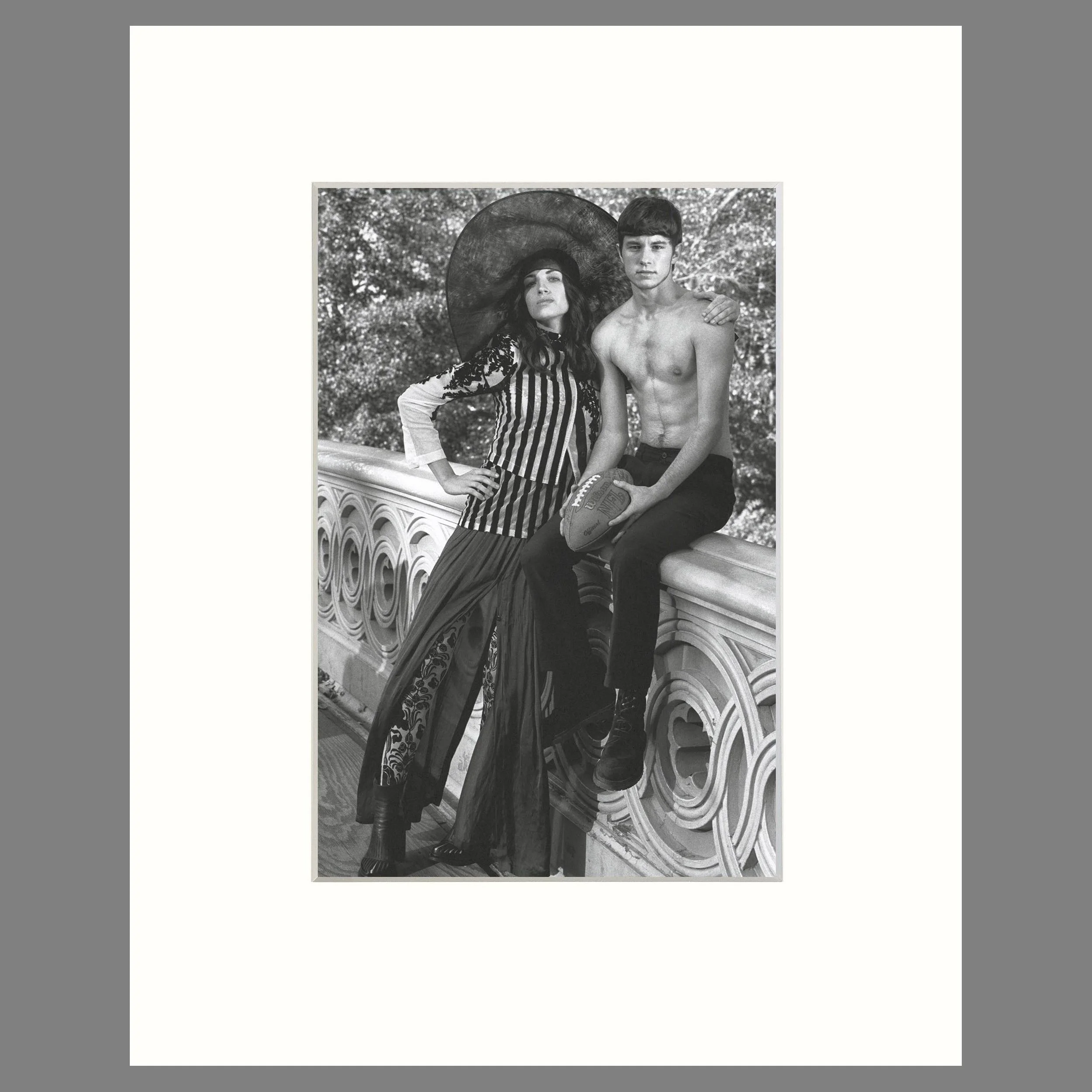 Bruce Weber - Natie Hill and Airn Andrews, NYC2013 - 16 x 20 Matted Print