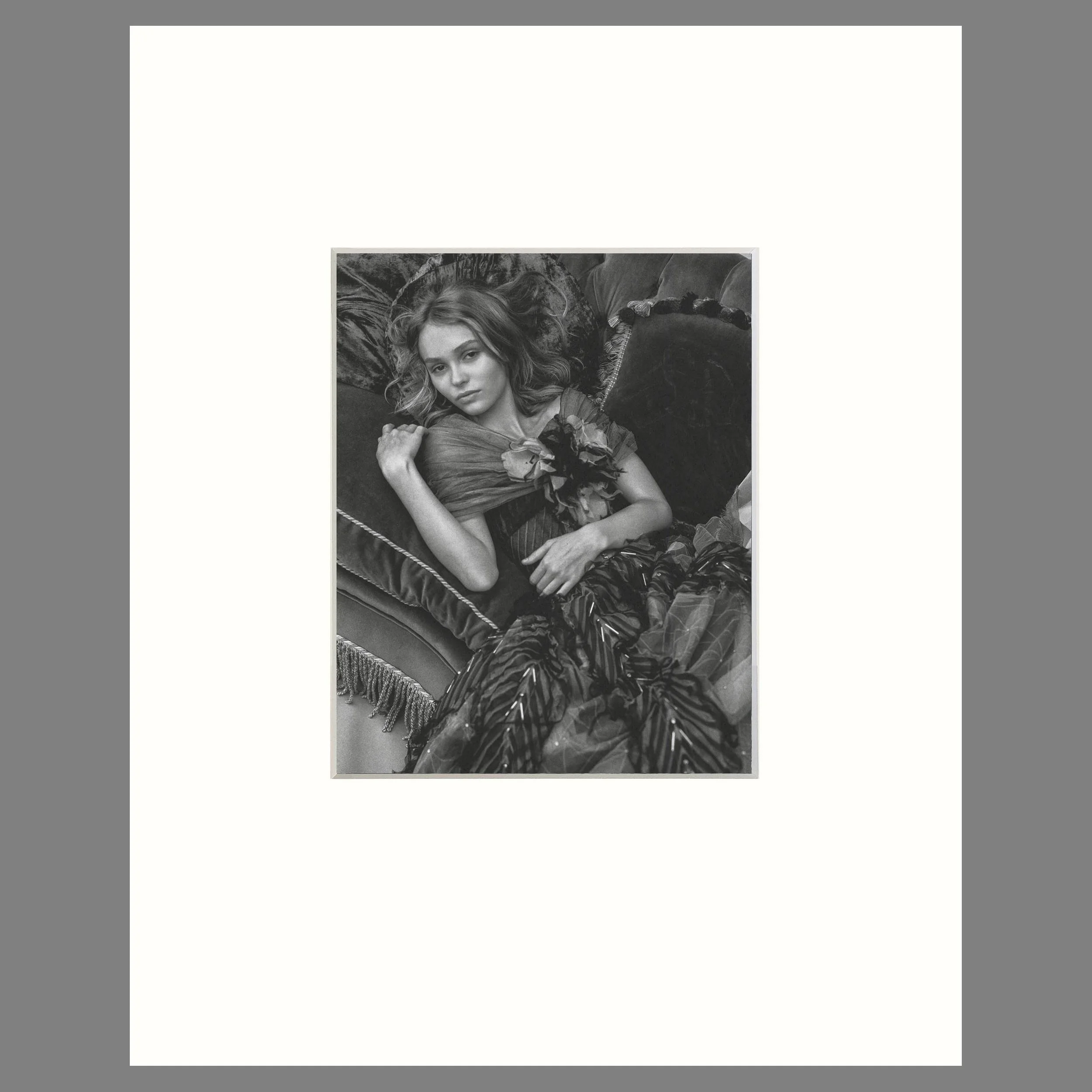 Bruce Weber - Lily-Rose Depp, Montauk, NY 2016 - 16 x 20 Matted Print