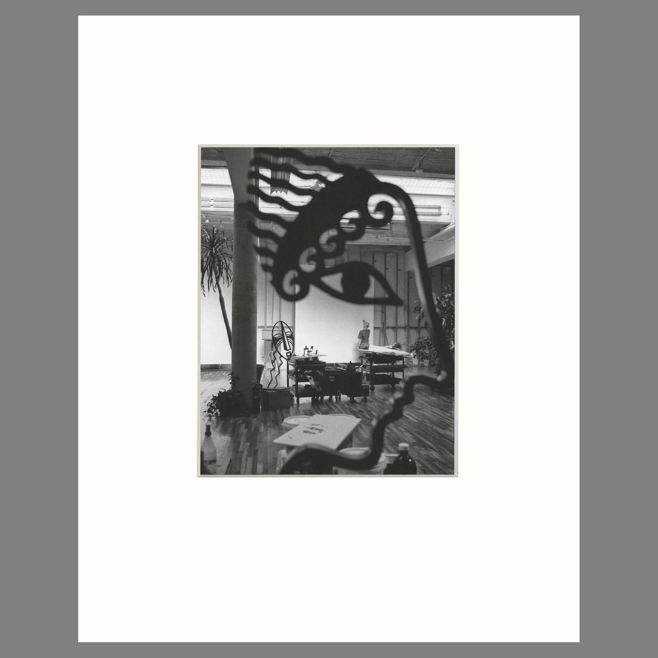 Bruce Weber - Roy Lichtenstein In His Studio 1993 - 16 x 20 Matted Print