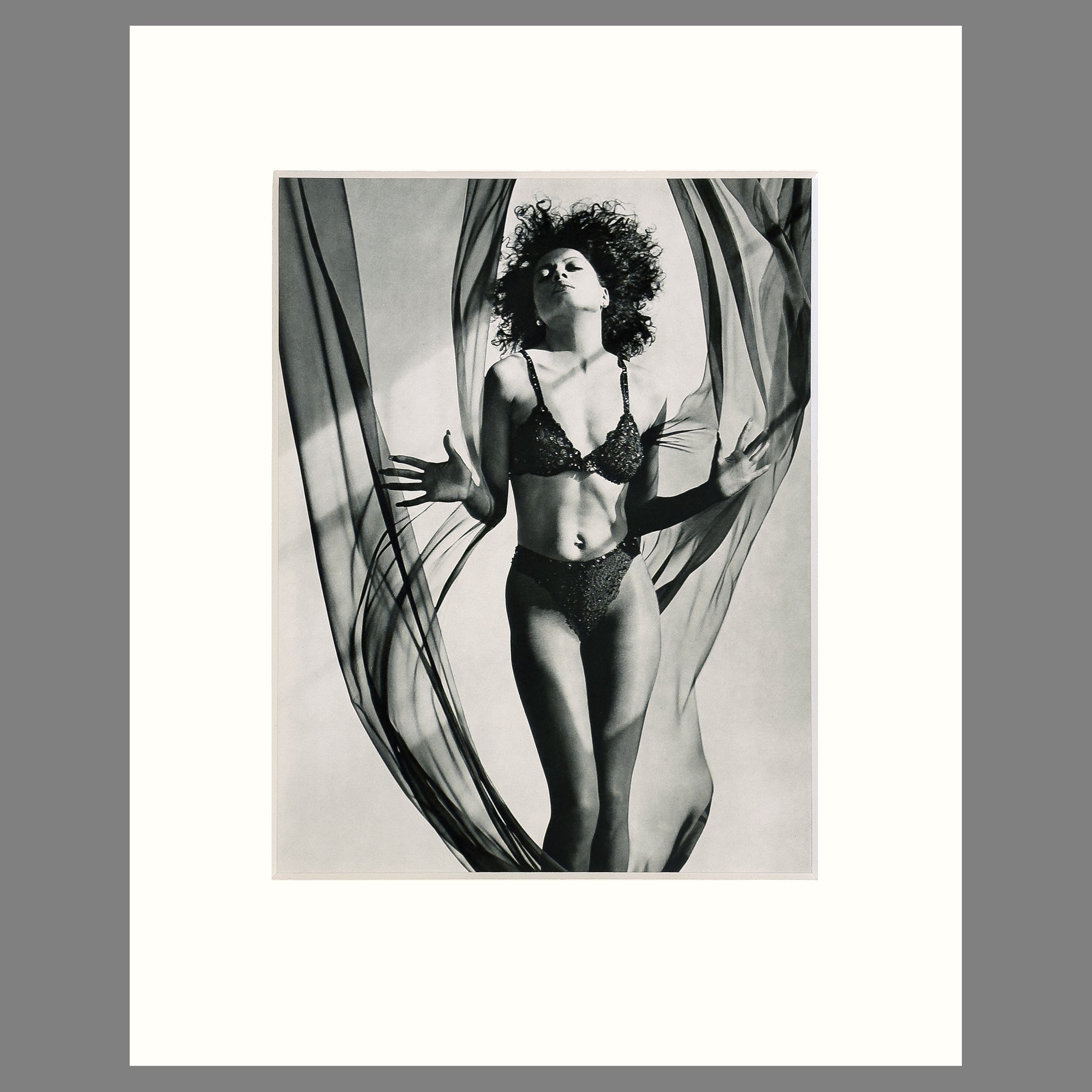 Herb Ritts- Diana Ross, Los Angeles, 1987 - 8 Ply Conservation Matted, Photogravure Print 16 x 20
