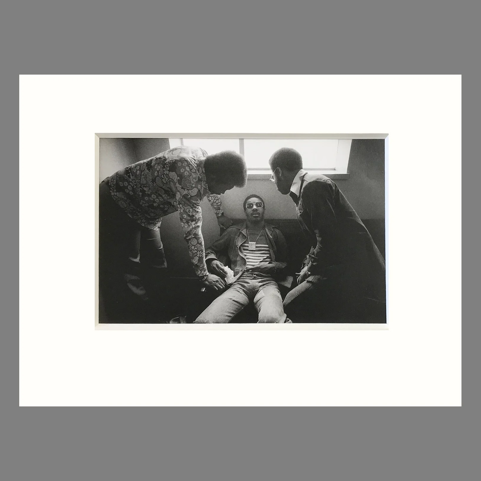 Stevie Wonder, Circle Star Theatre, Redwood City, CA 1972 - Jim Marshall Photographer - Matted Print 9 x 12