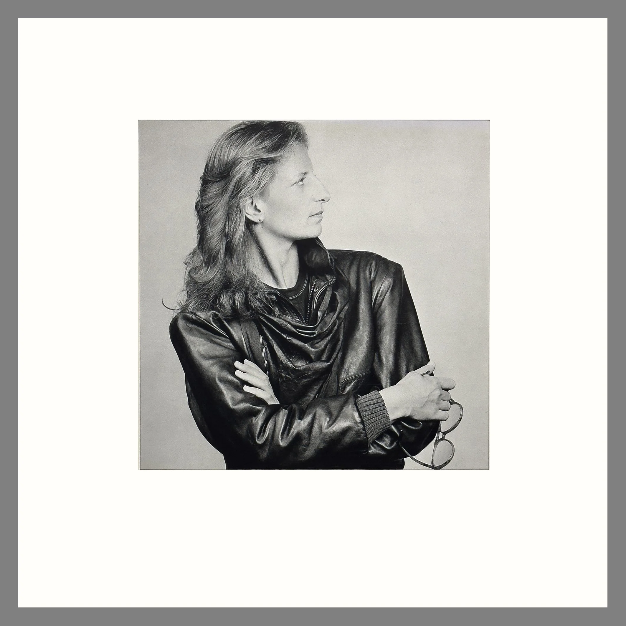 Annie Leibovitz, 1983 - Robert Mapplethorpe Photographer, Matted Photogravure Print 16 x 16