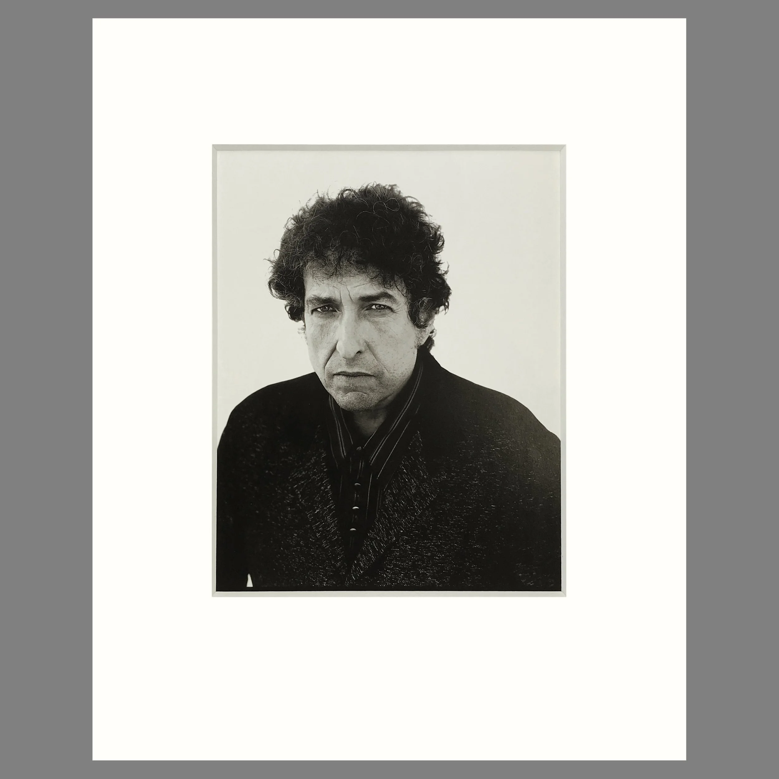 Bob Dylan, Los Angeles, 1997 - Richard Avedon Photograph - Matted Print 16 x 20 Inches