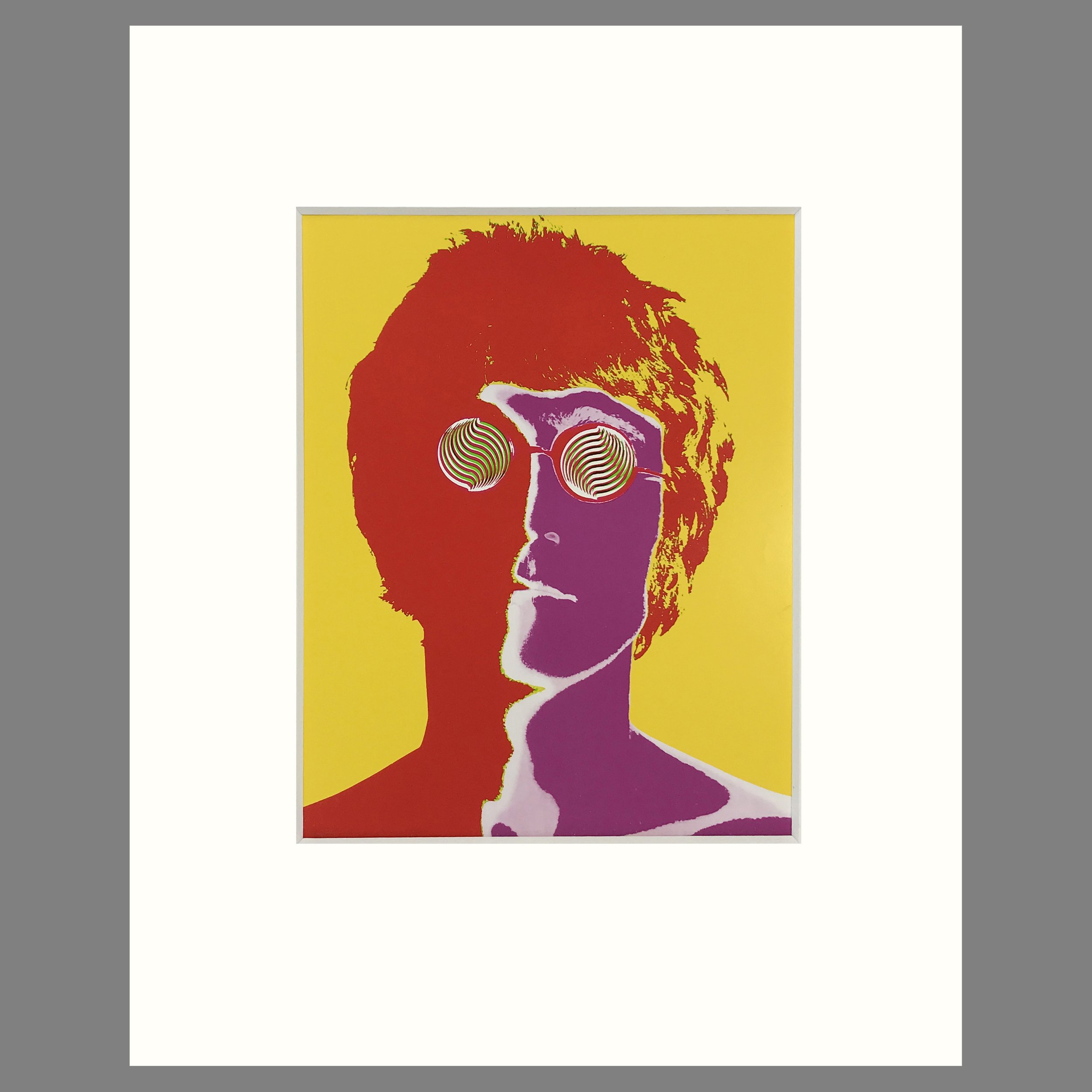 John Lennon Solarized Photograph by Richard Avedon