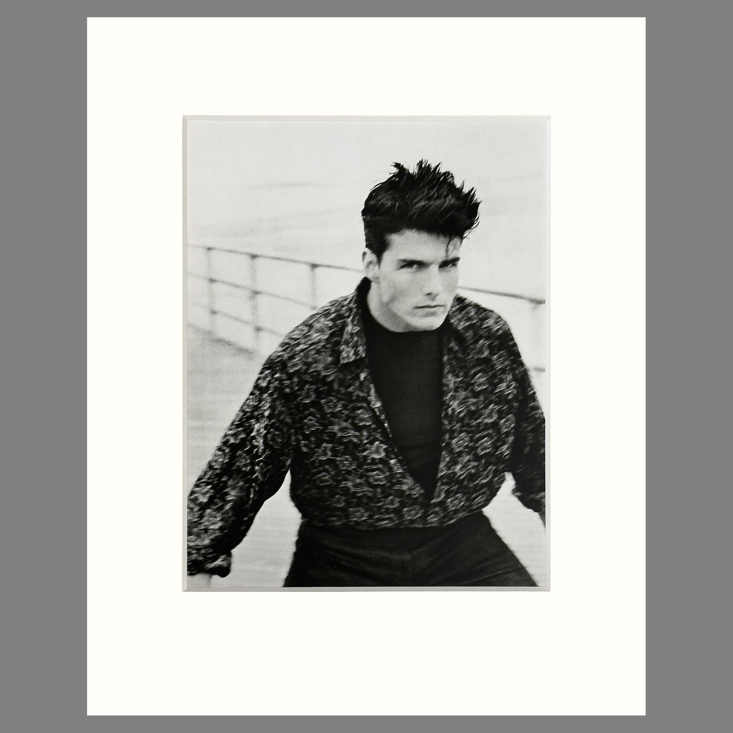 Herb Ritts - Tom Cruise, Coney Island, 1986 - 8 Ply Conservation Matted Photogravure Print, 16 x 20