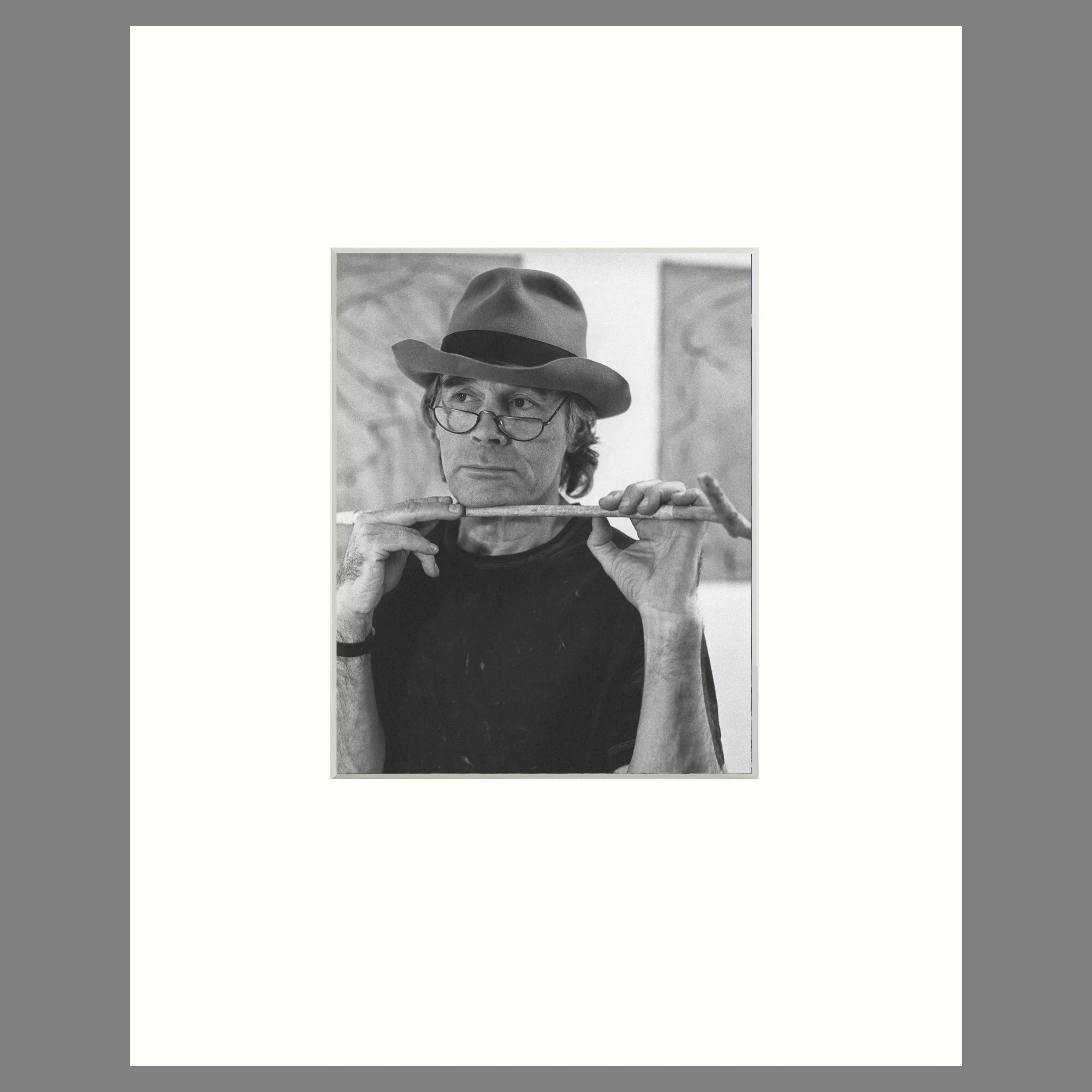 Bruce Weber - Brice Marden Painter NYC - 16 x 20 Matted Print