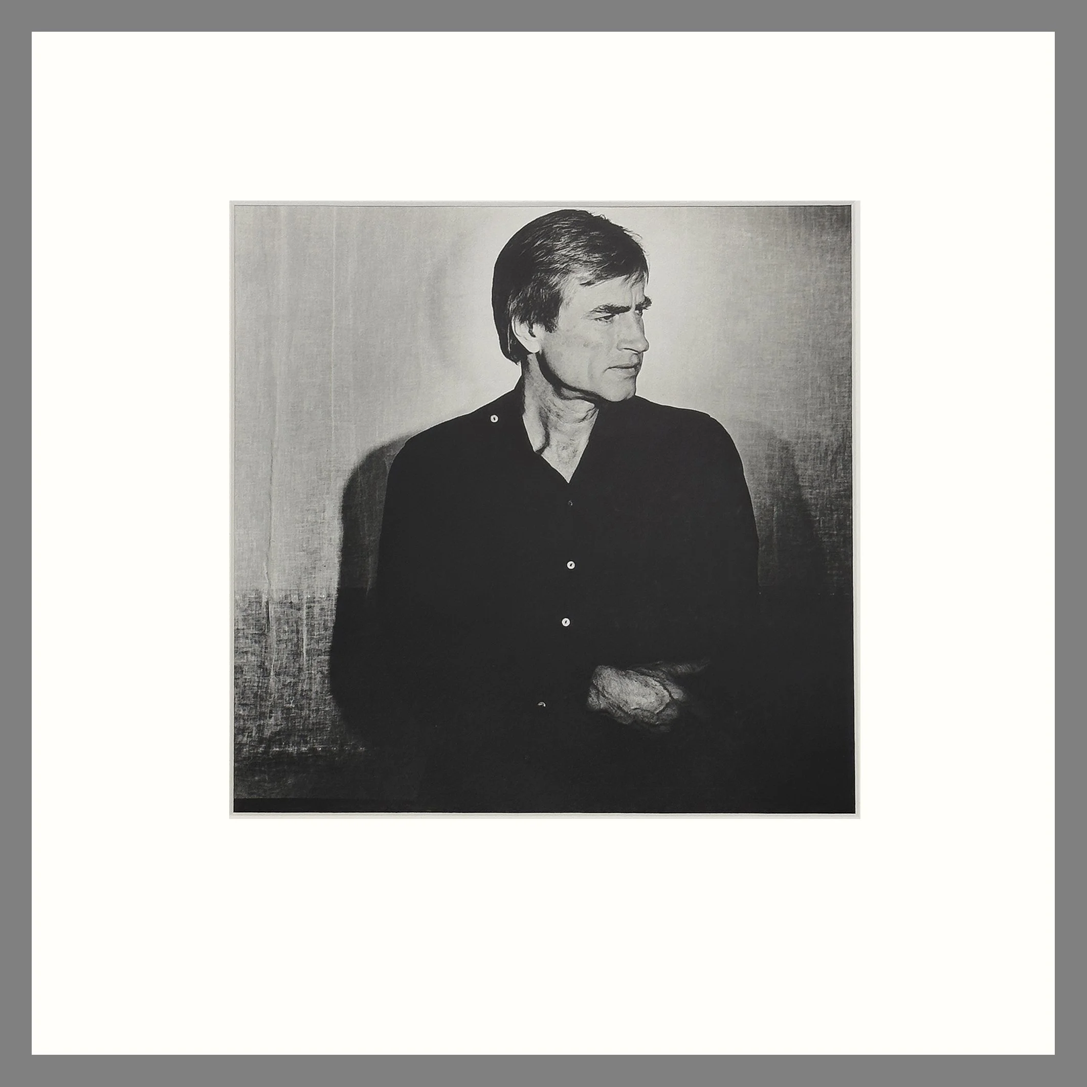 Sam Wagstaff, Robert Mapplethorpe Photographer, Matted Photogravure Print 16 x 16