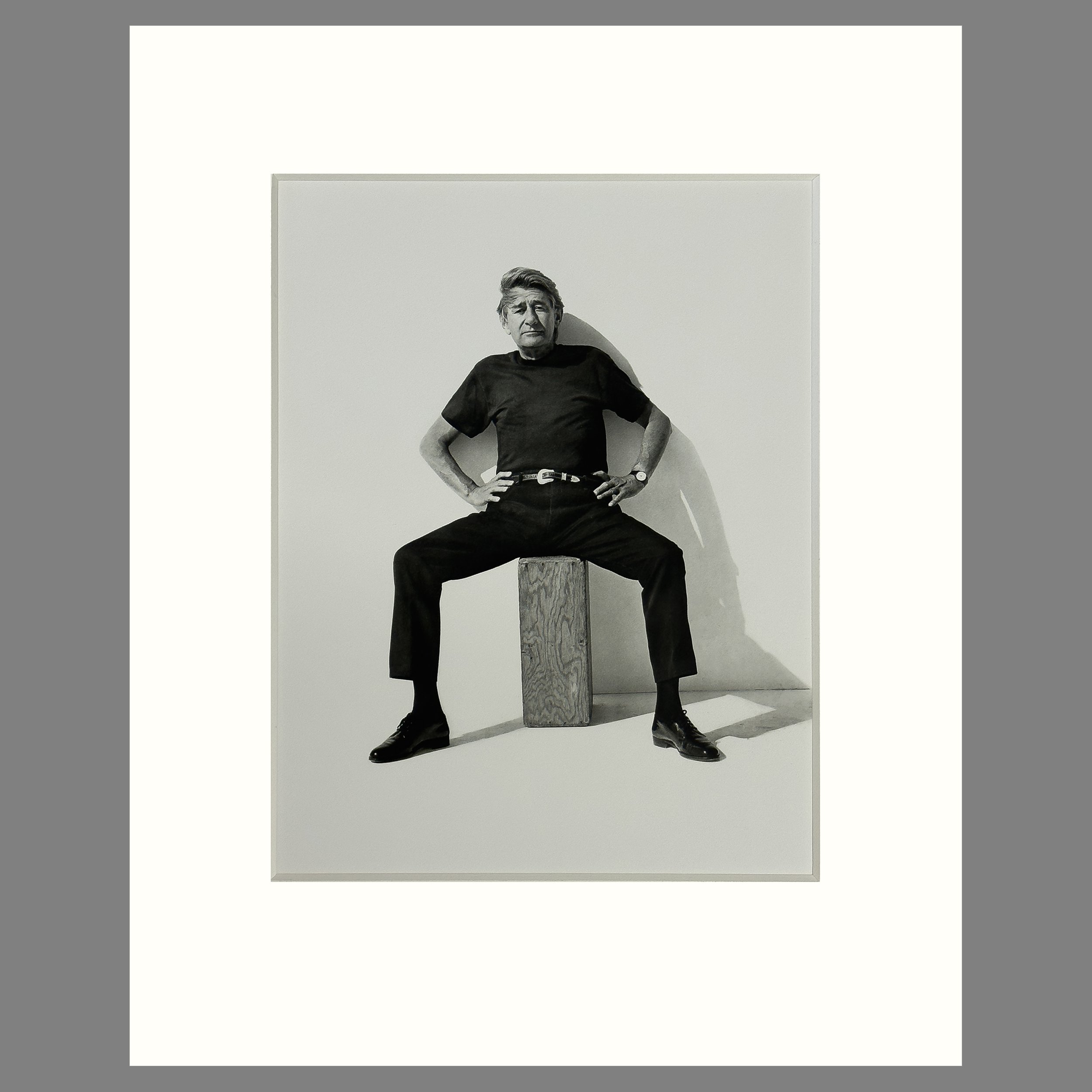 Herb Ritts - Helmut Newton, Hollywood, 1988 - 8 Ply Conservation Matted Photogravure Print, 16 x 20