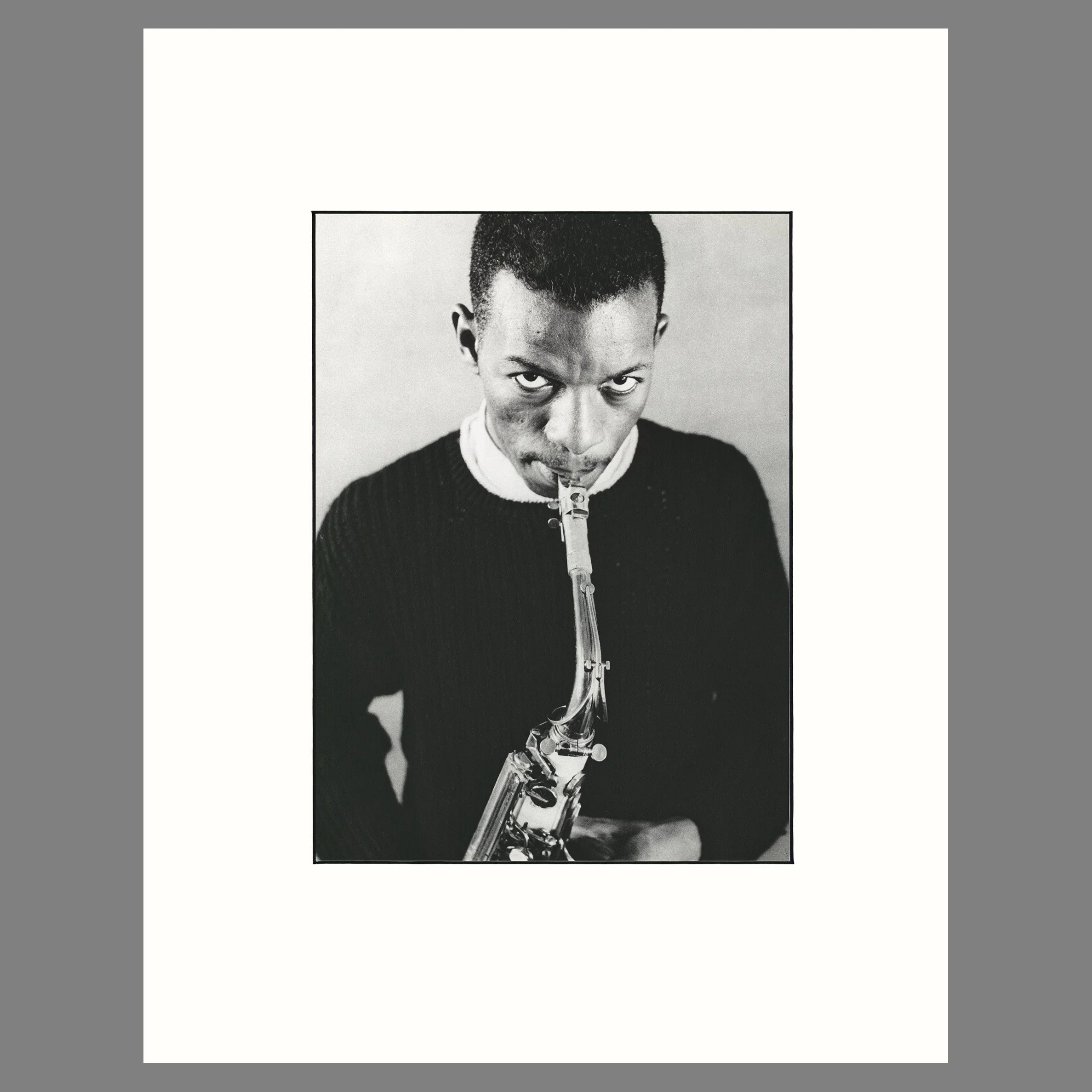 Ornette Coleman, Los Angeles, 1959 - William Claxton Photograph - 14 x 18 Matted Print