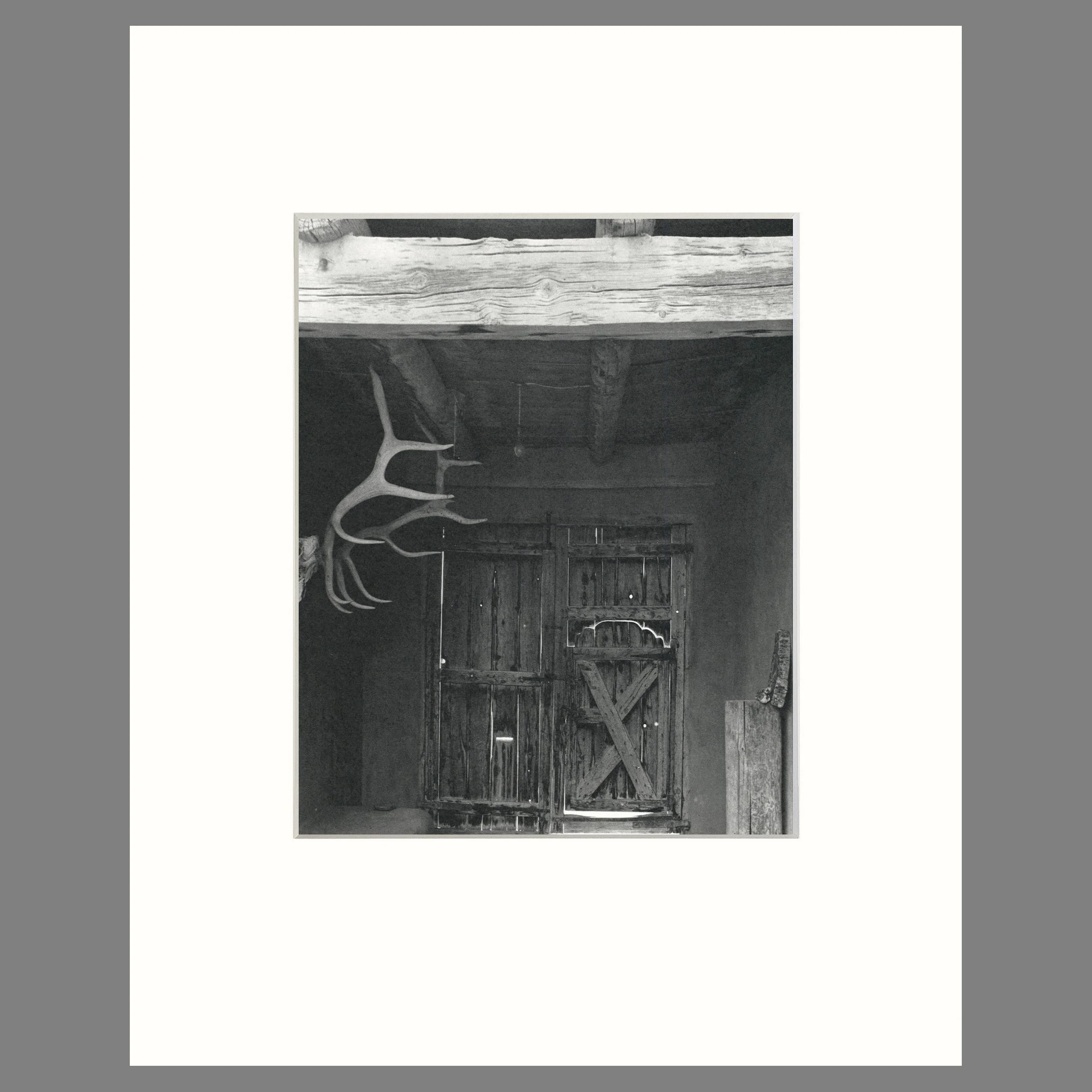 Georgia O'Keeffe - Patio Entrance, Abiquiu 1960 - Todd Webb Photograph - 16 x 20 Matted Print