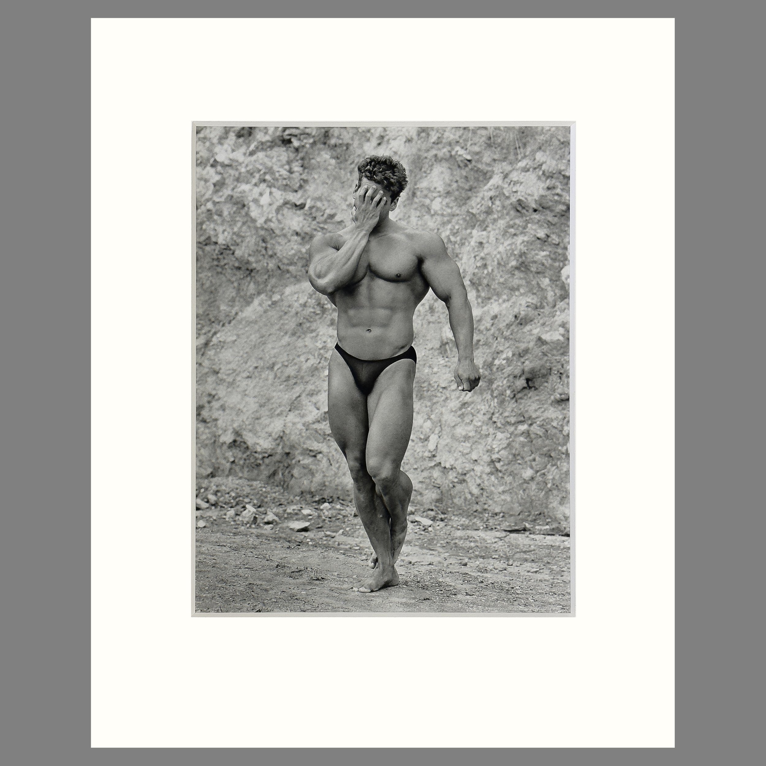Herb Ritts - Bob Paris, Paradise Cove 1984 - 8 Ply Conservation Matted Photogravure Print, 16 x 20