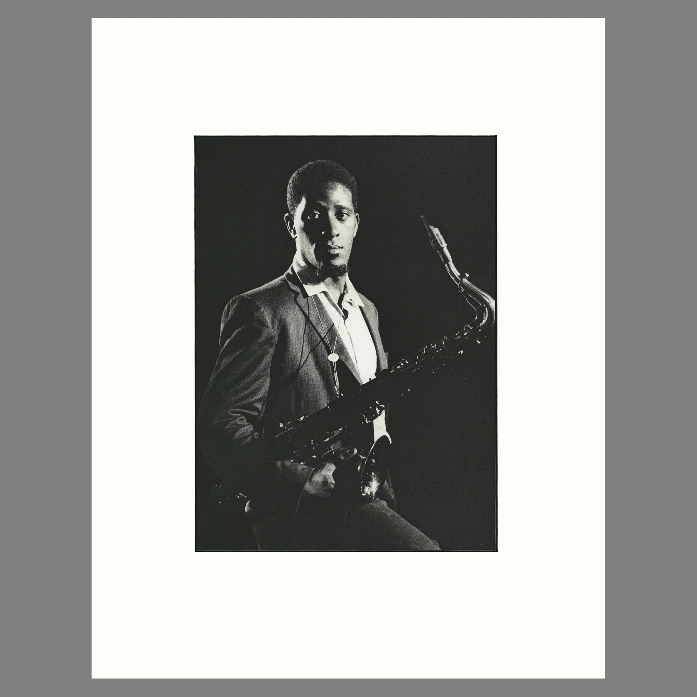 Sonny Rollins, Los Angeles, 1957 - William Claxton Photograph - 14 x 18 Matted Print