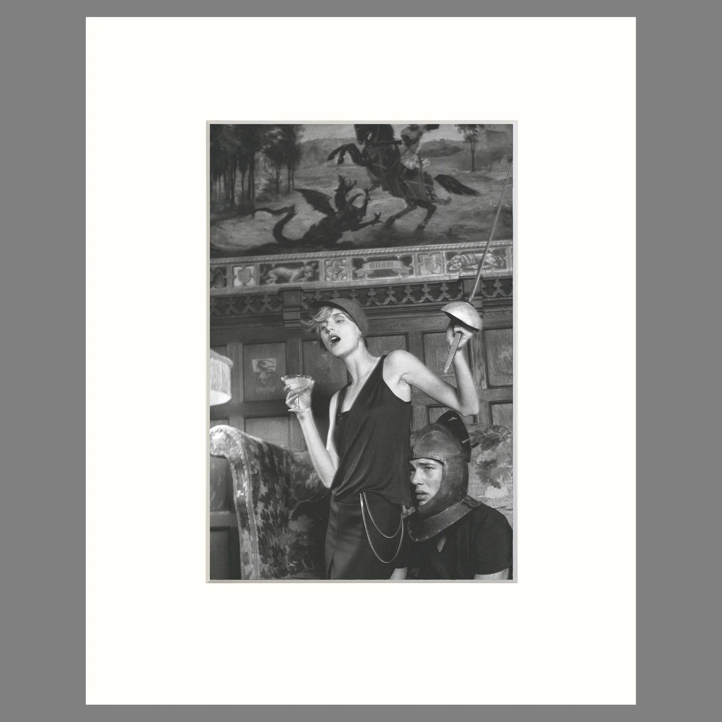 Bruce Weber - Versace Shoot With Stella Tennant 1997 - 16 x 20 Matted Print