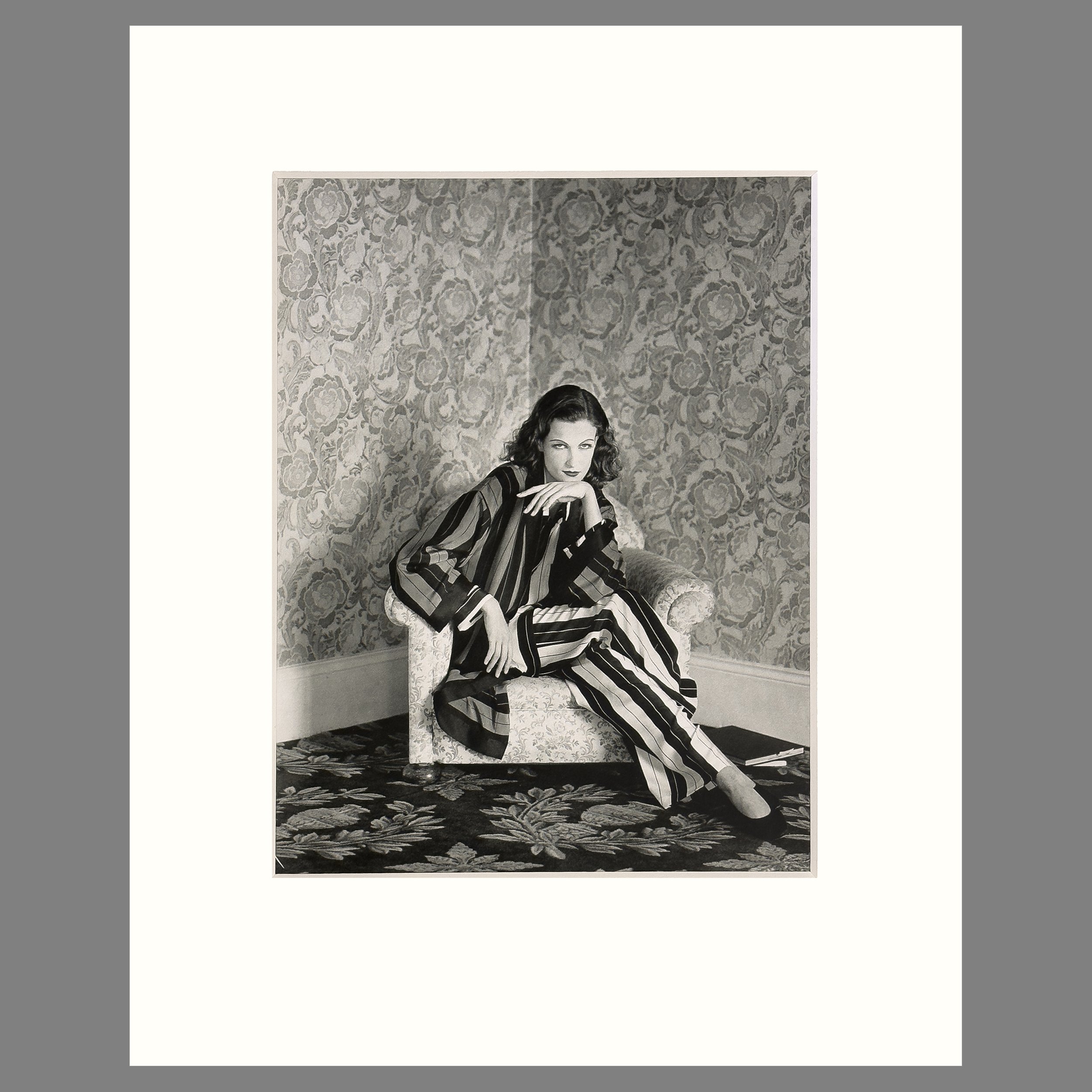 Herb Ritts - Felicitas, Deauville, 1984, 8ply Conservation Matted Photogravure Print, 16 x 20