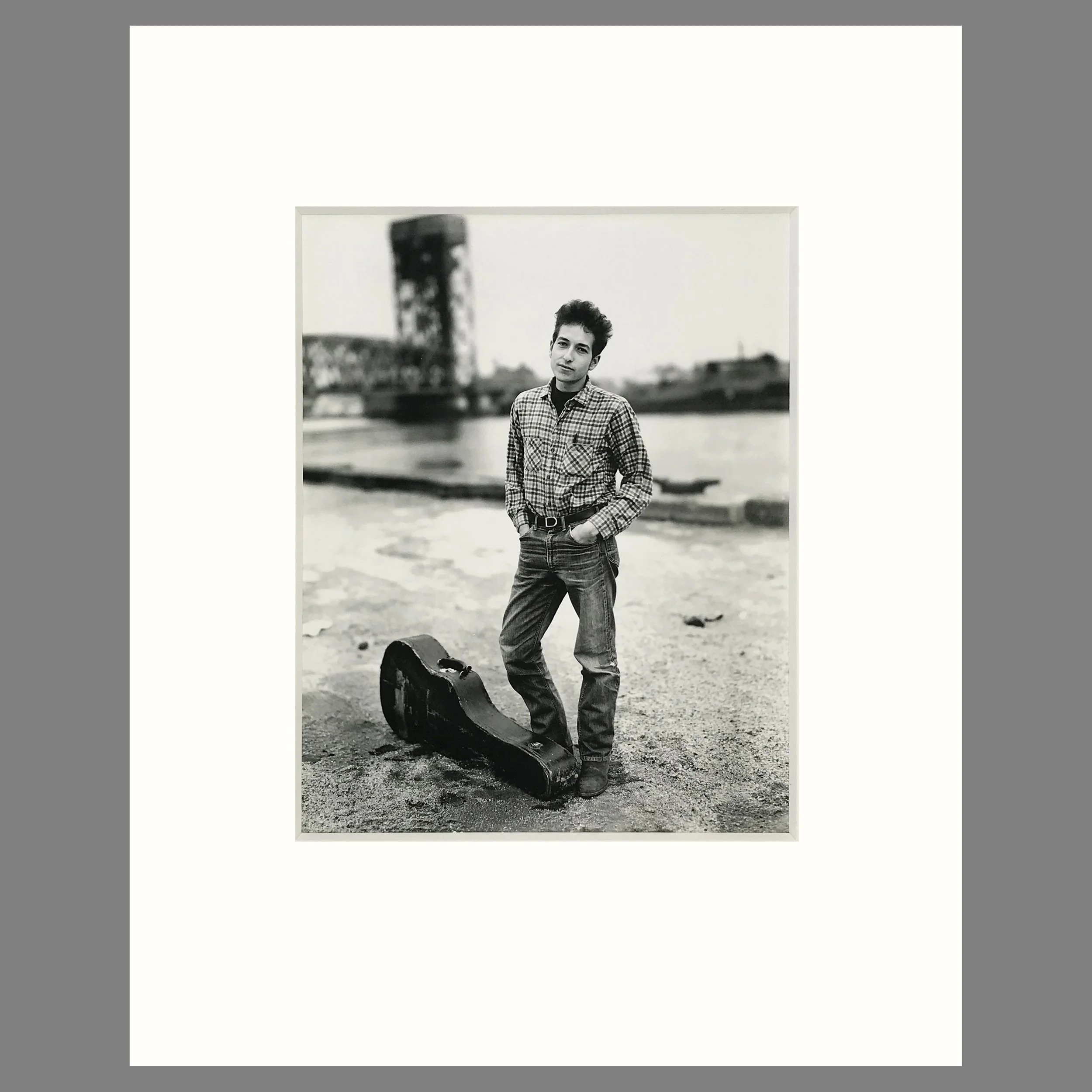 Bob Dylan - Richard Avedon Photograph - Matted Print 16 x 20 Inches