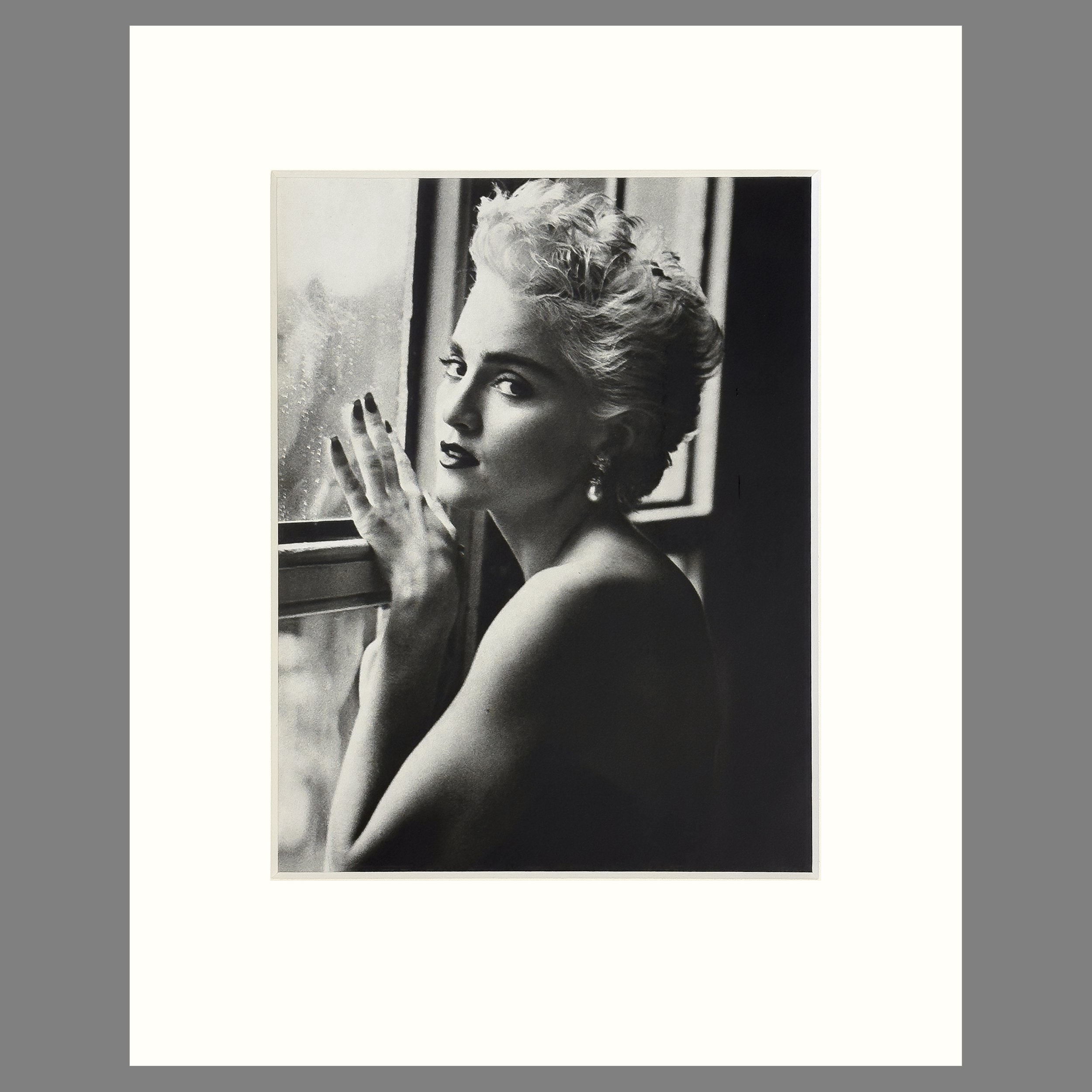 Herb Ritts - Madonna, New York City, 1986 - 8 Ply Conservation Matted Photogravure Print, 16 x 20