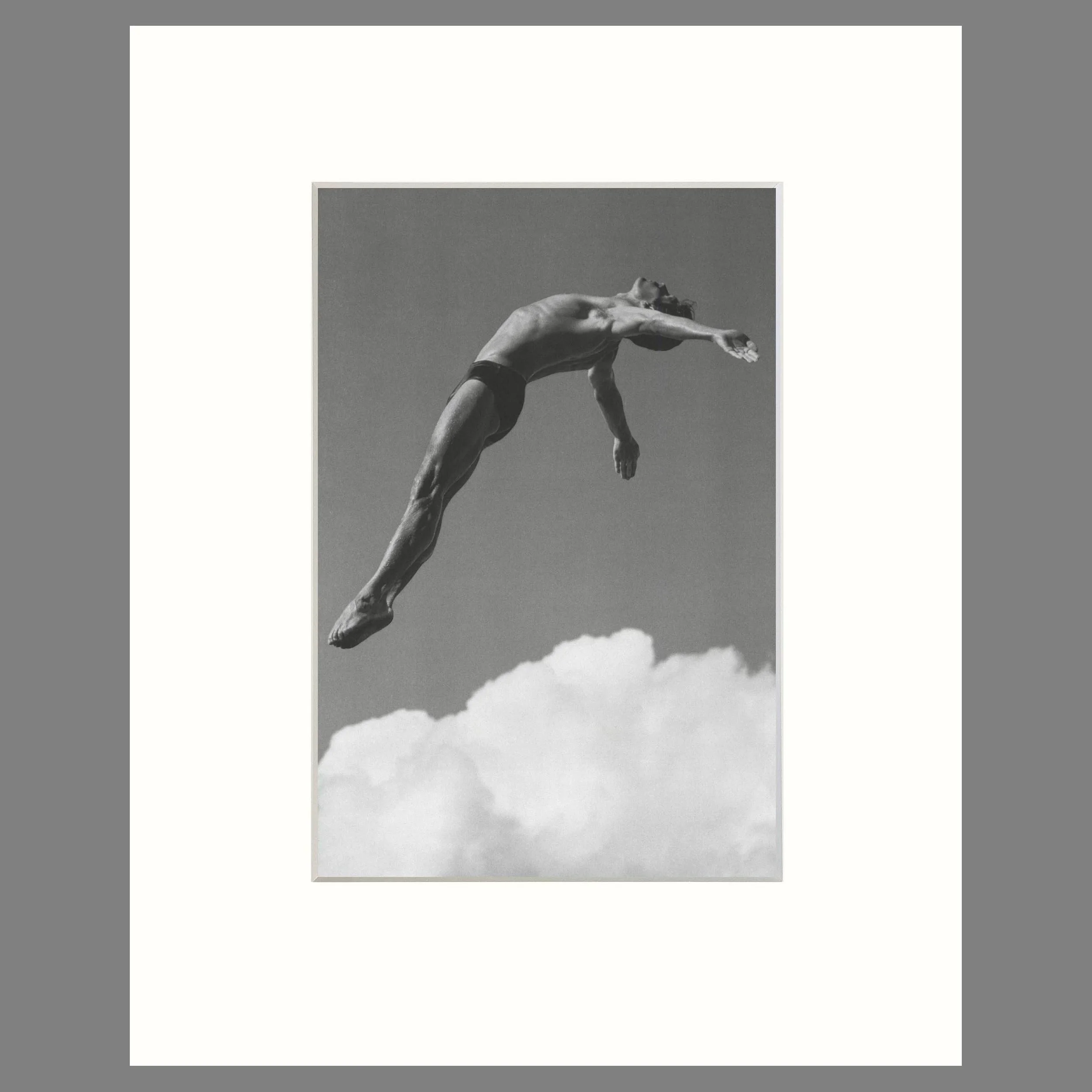 Bruce Weber - Jeff Aquilon, Kona, Hawaii 1982 - 16 x 20 Matted Print