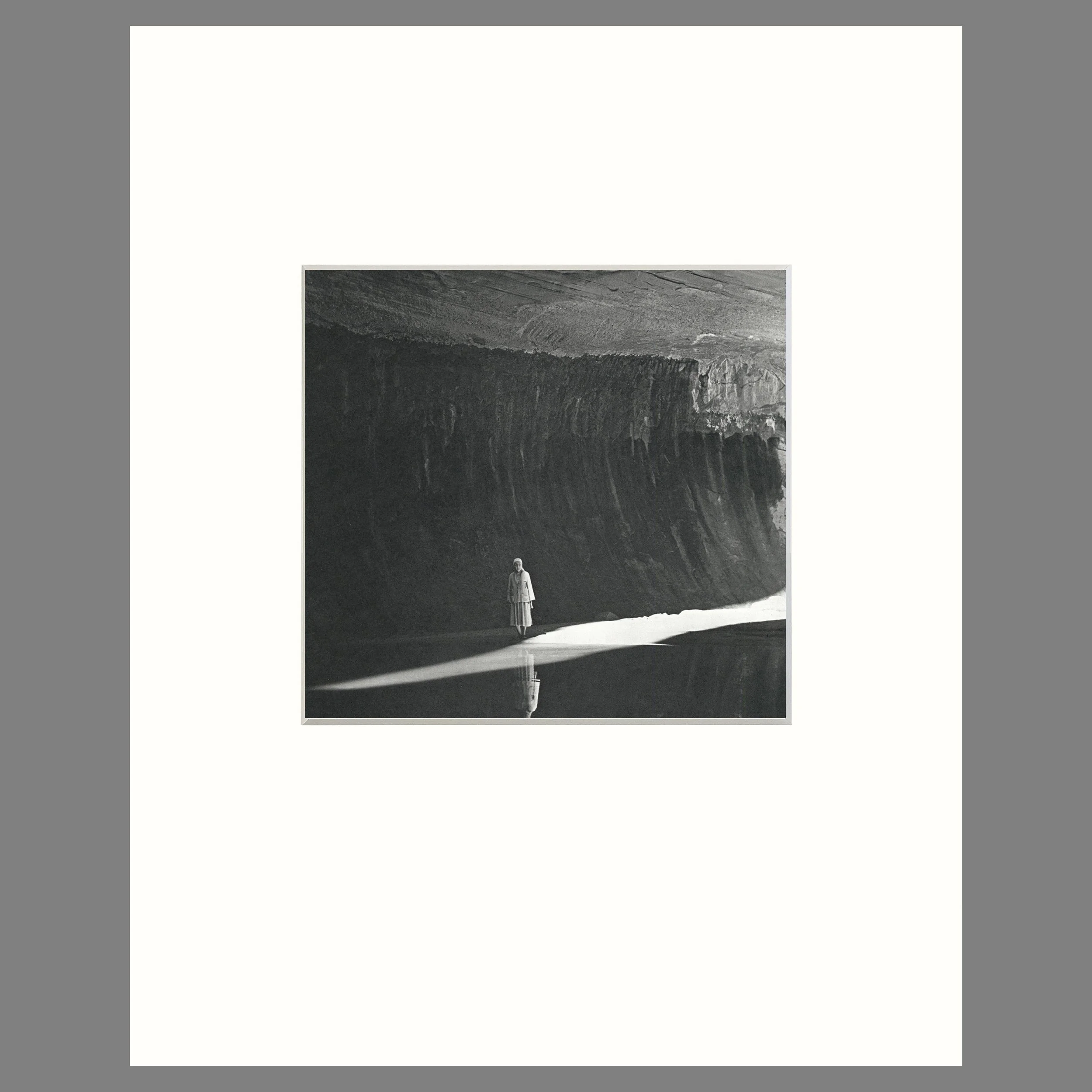 Georgia O'Keeffe - Twilight Canyon, Lake Powell, 1964 - Todd Webb Photograph - 16 x 20 Matted Print