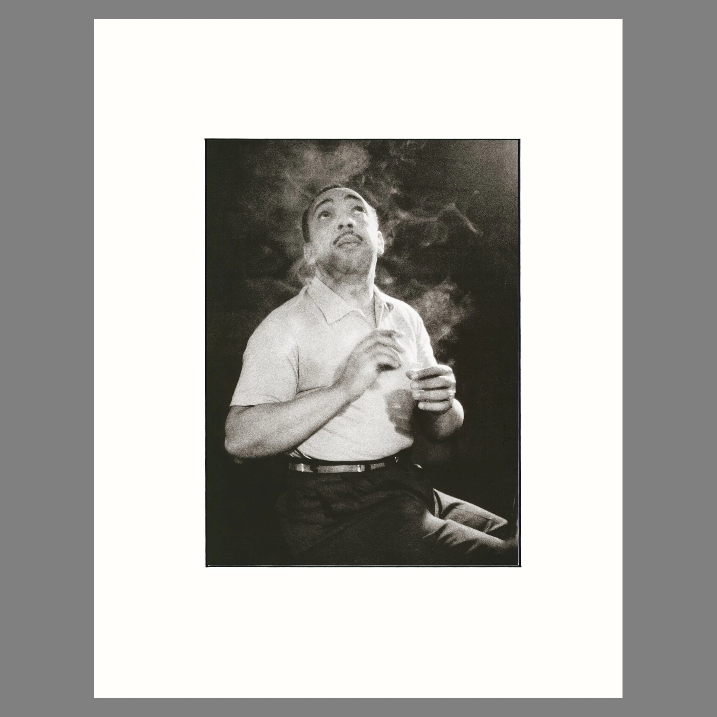 Red Garland, New York City, 1959 - William Claxton Photograph - 14 x 18 Matted Print