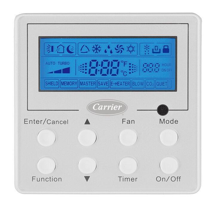Carrier ductless mini-splits can be set up with a programmable thermostat so you never need to worry about adjusting the temperature, even when you're away from home.