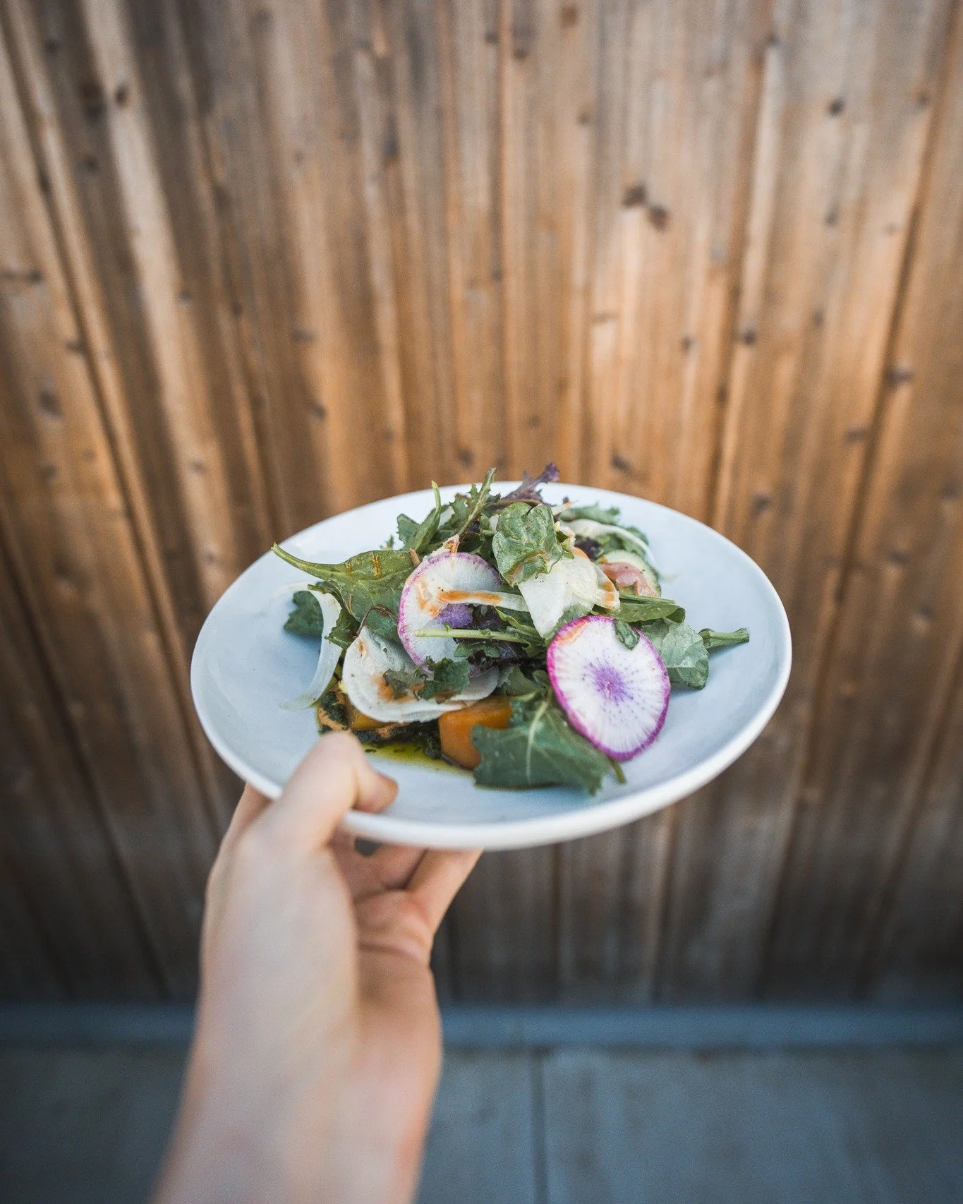 Spring is on the plate with our Beet Salad - smoked beets, pumpkin seed romesco, crisp fennel, radish, cucumber, fresh greens &amp; sage vinaigrette.
Plant-based, gluten-free, and full of character! 

Come try it at Cambium with weekend. Book your ta