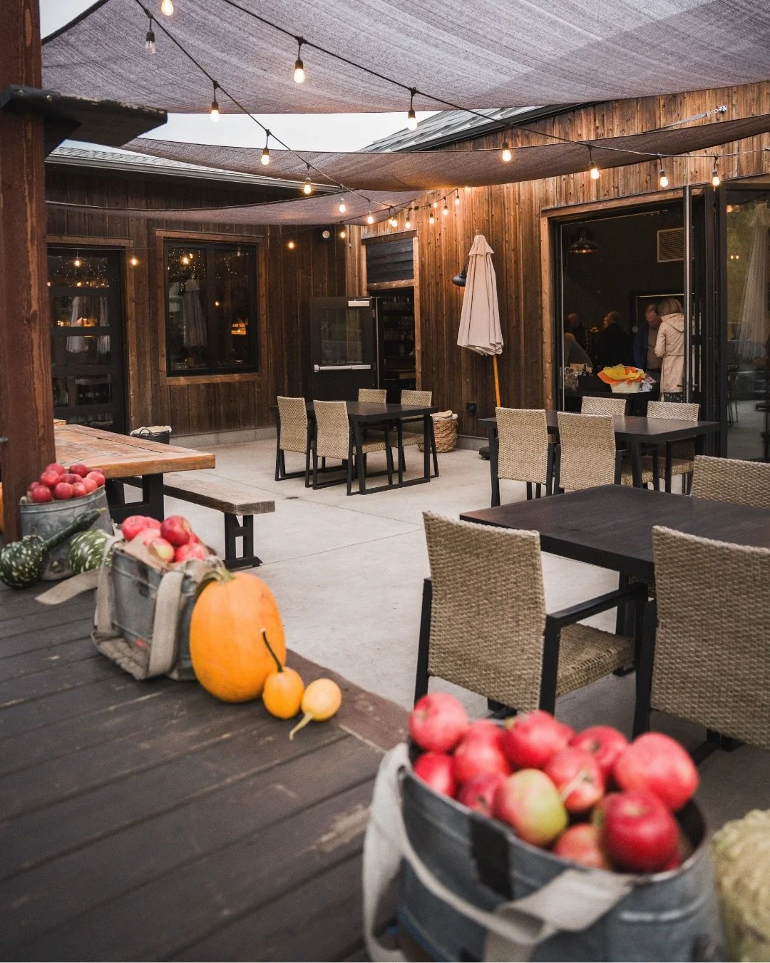 Summer days are now behind us... But a quick note for the less chilly among us, the patio is still open for cozy fall afternoons! 

Okanagan Ciders Vernon BC - Farm to Table restaurant - What to do in Vernon BC - cidery Okanagan Valley - Tasting in t