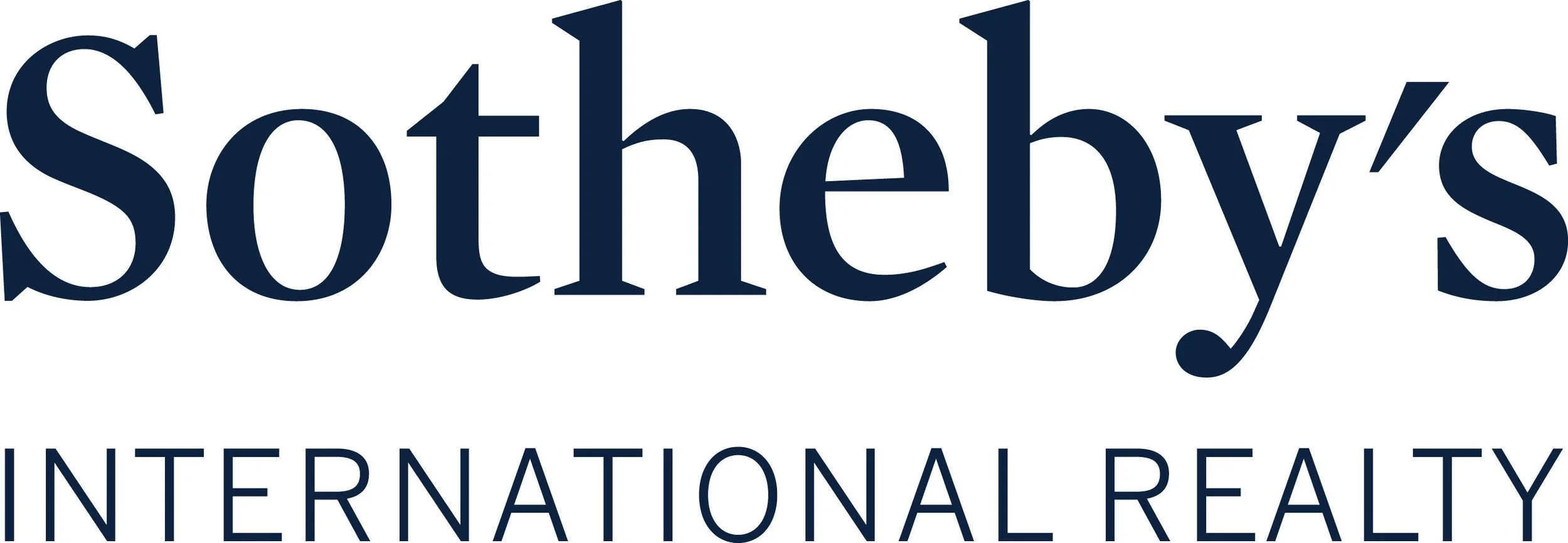 Sotheby's International Realty logo in navy blue text.
