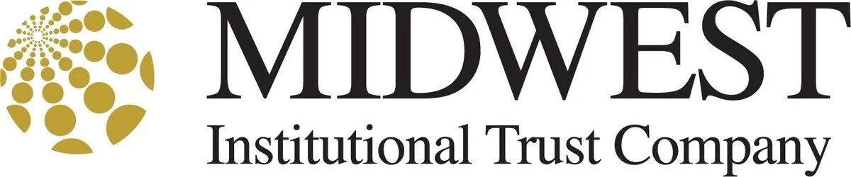 Midwest Institutional Trust Company logo, featuring a gold circular pattern and black text.