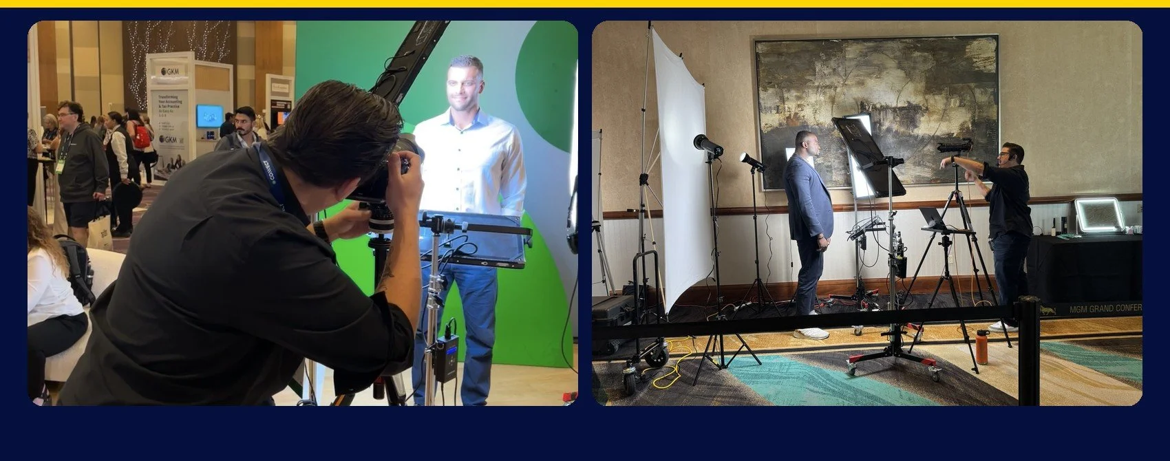 What Is a Headshot Station and How Does It Work at a Conference?
