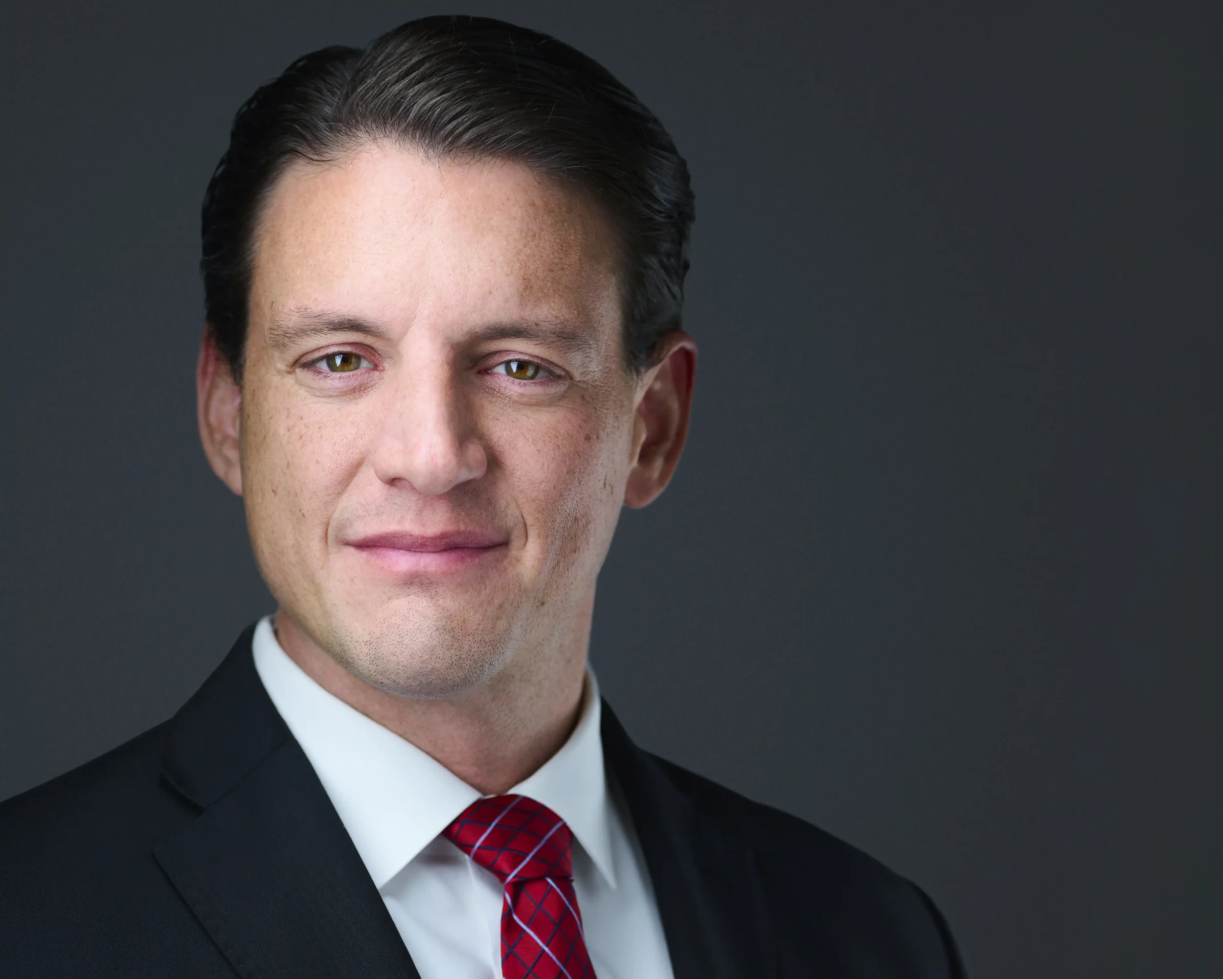 Professional headshot by Pandorica Headshot Studio Las Vegas, attorney and executive portrait